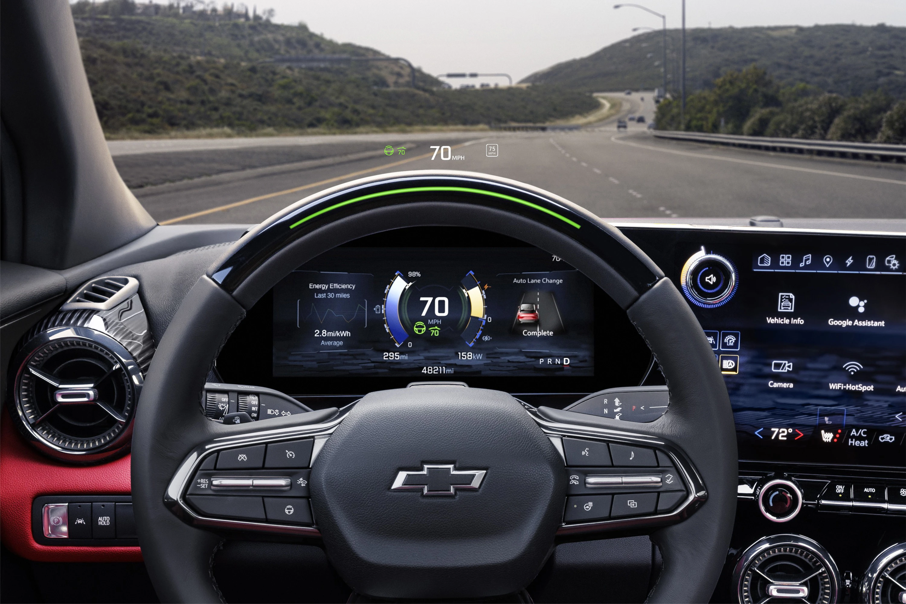 Chevrolet Blazer EV SS screens view