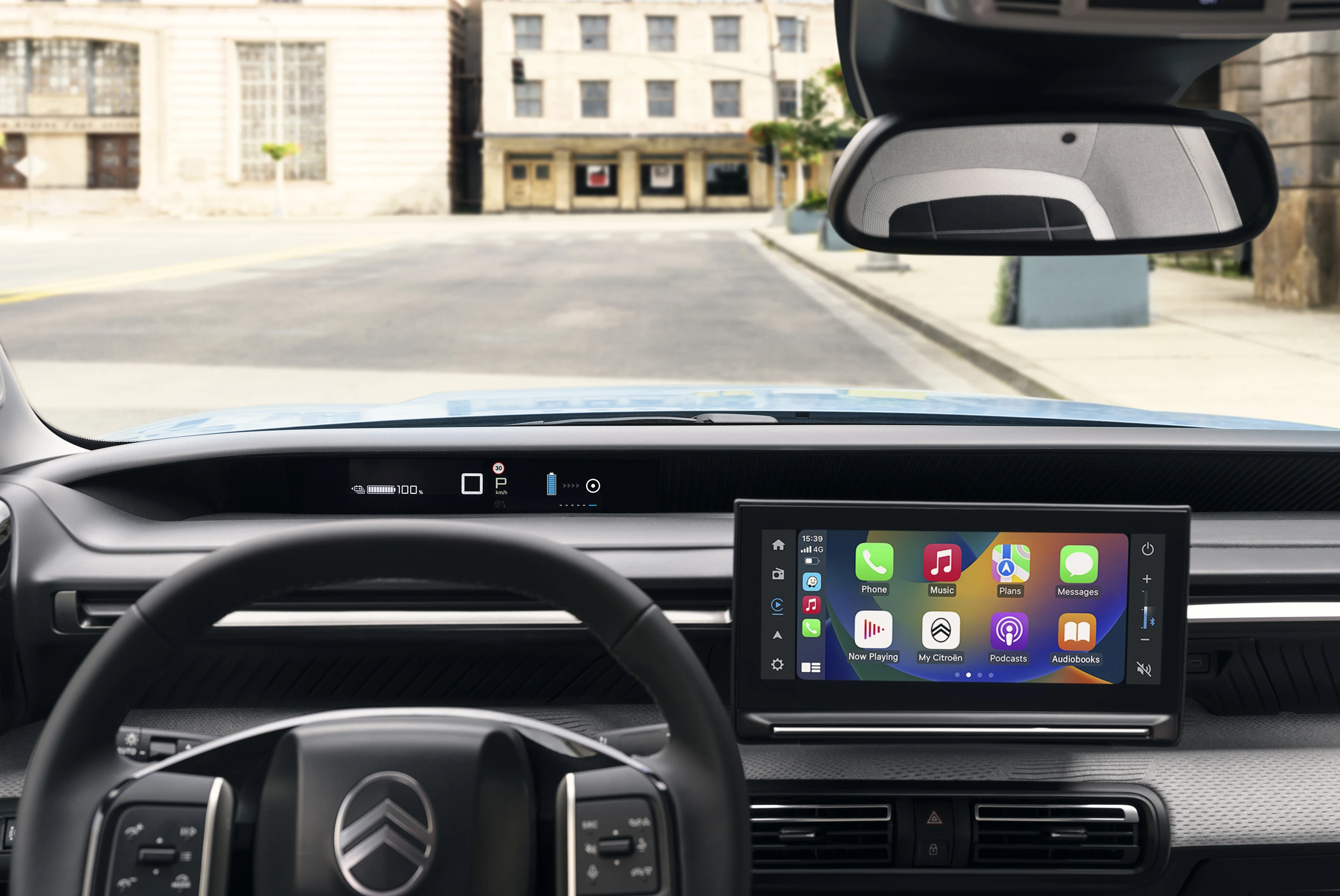 Citroën ë-C3 Urban Range screens view