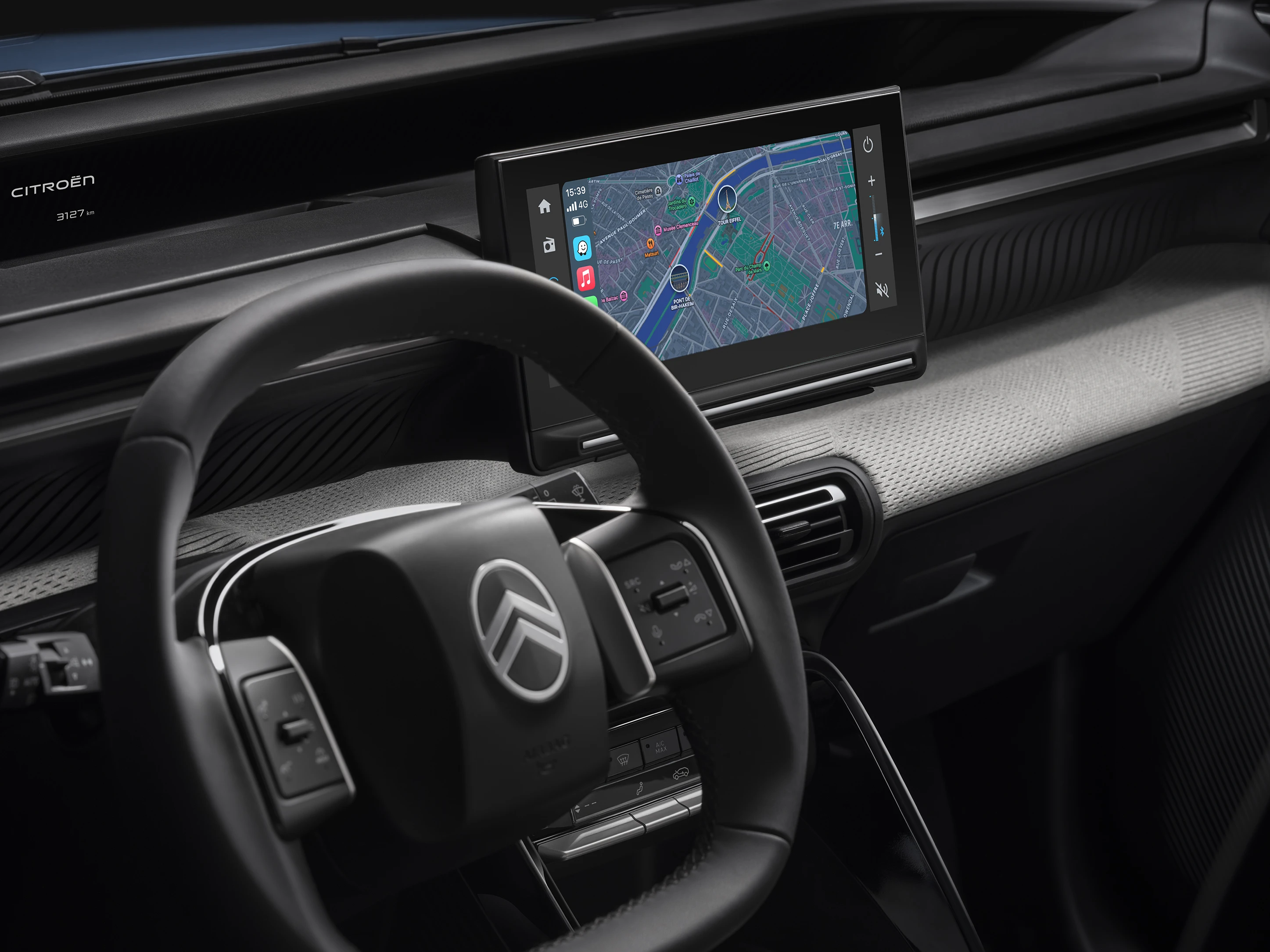 Citroën ë-C3 Urban Range screens view