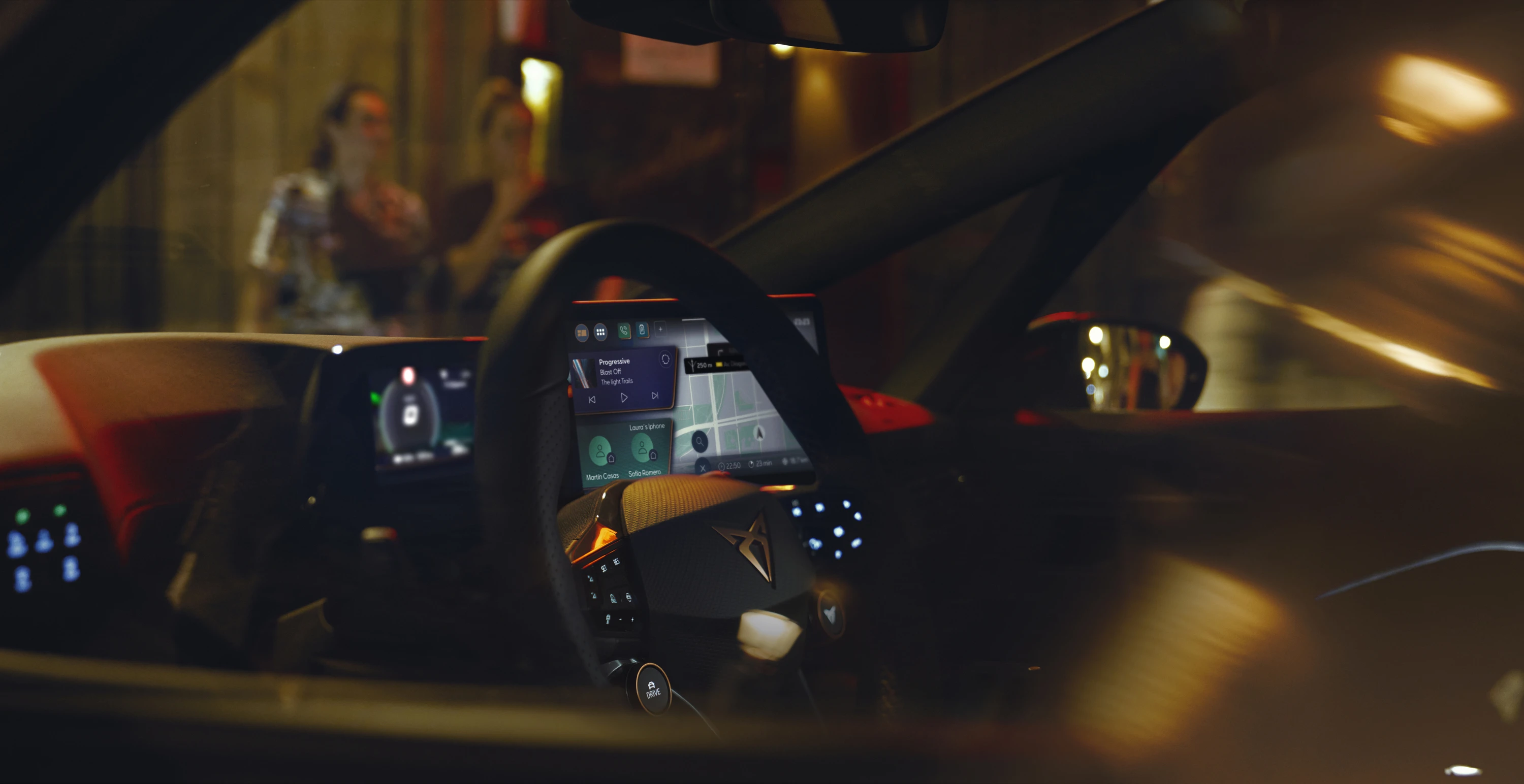 CUPRA BORN VZ screens view