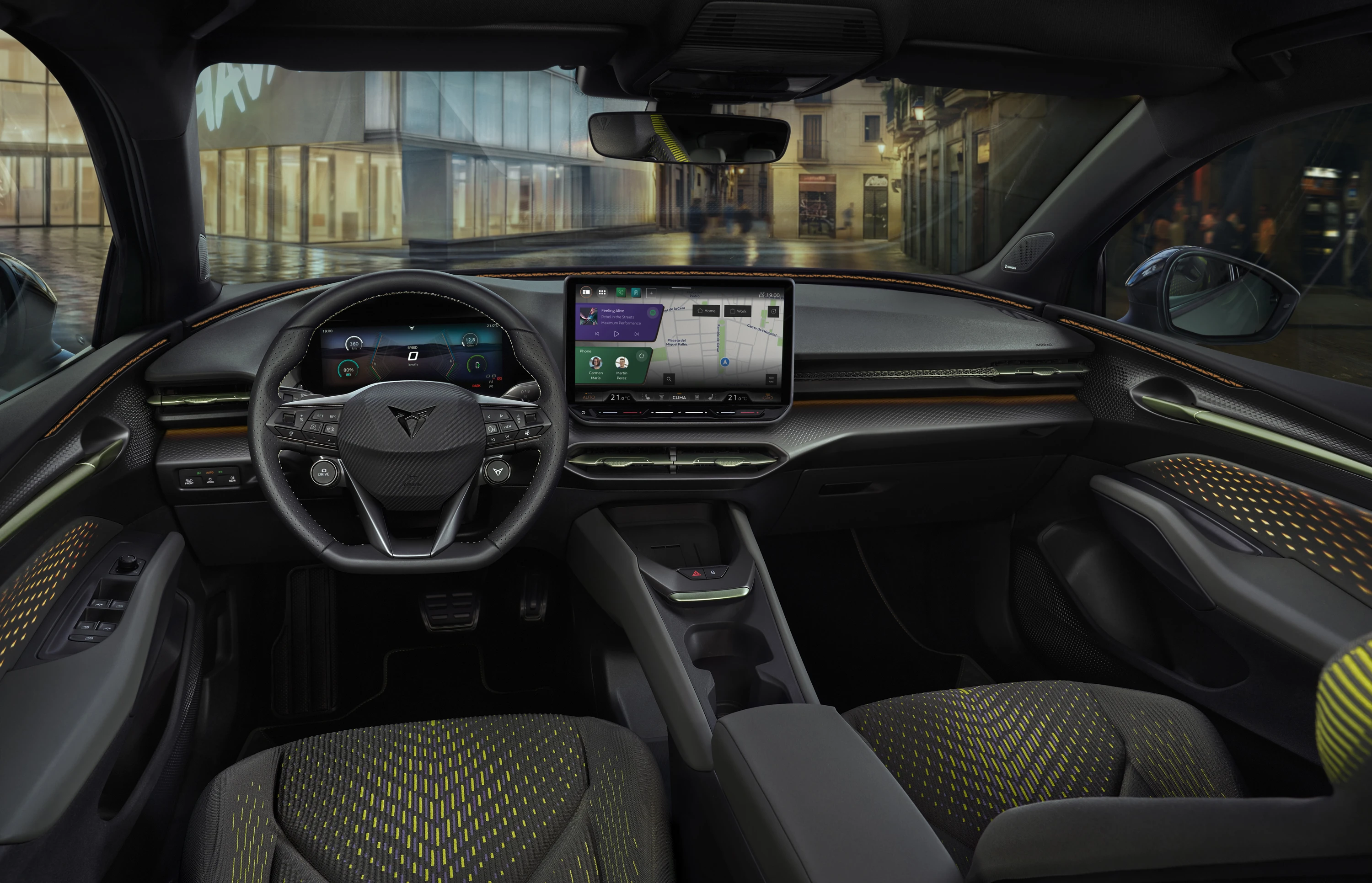CUPRA Raval Endurance interior view
