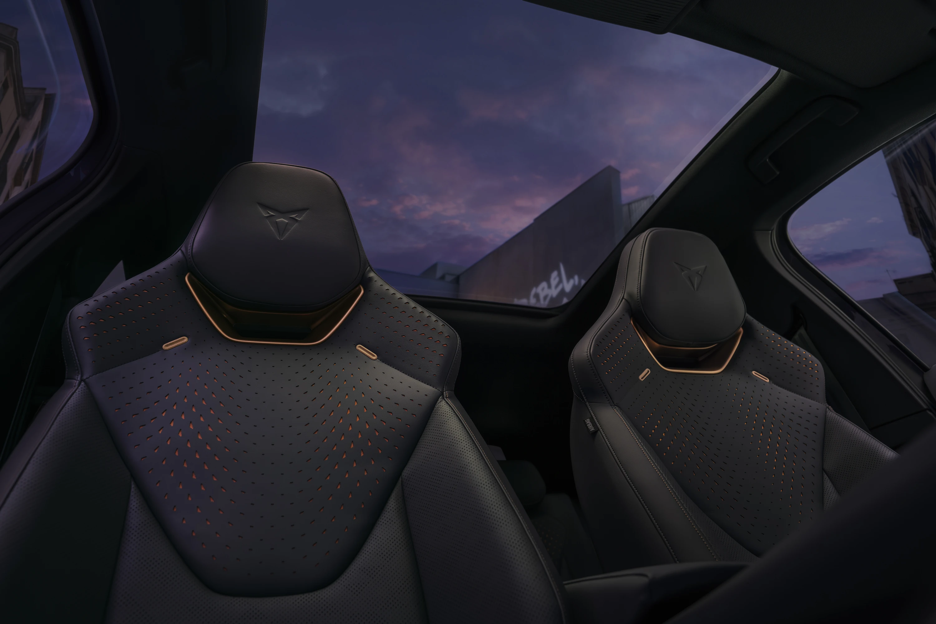 CUPRA Raval Endurance frontseats view