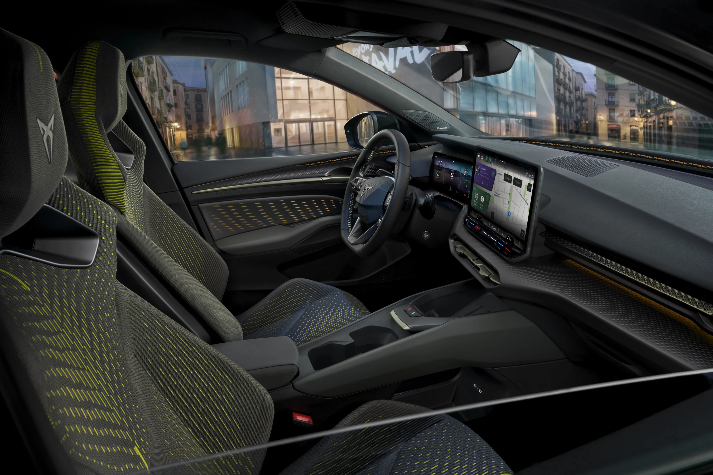 CUPRA Raval Plus frontseats view