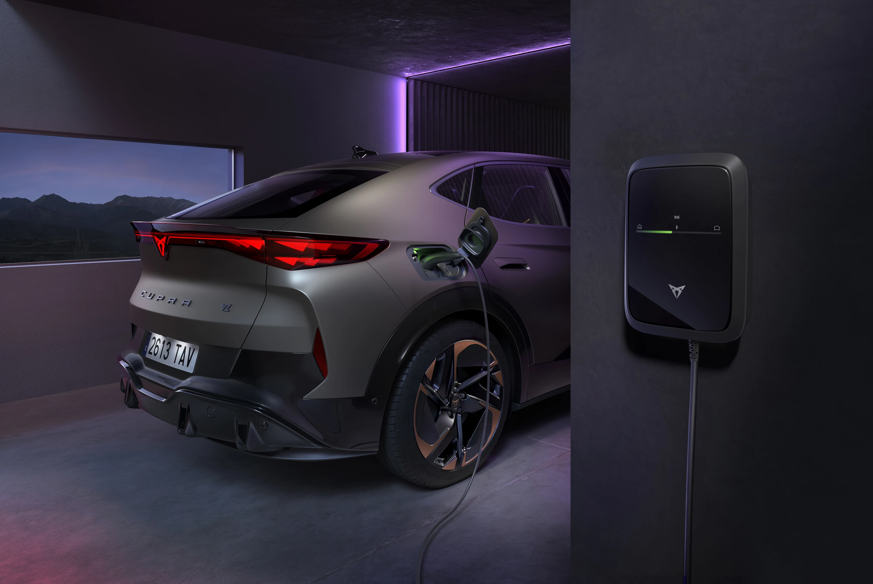 CUPRA Tavascan 58 charging view