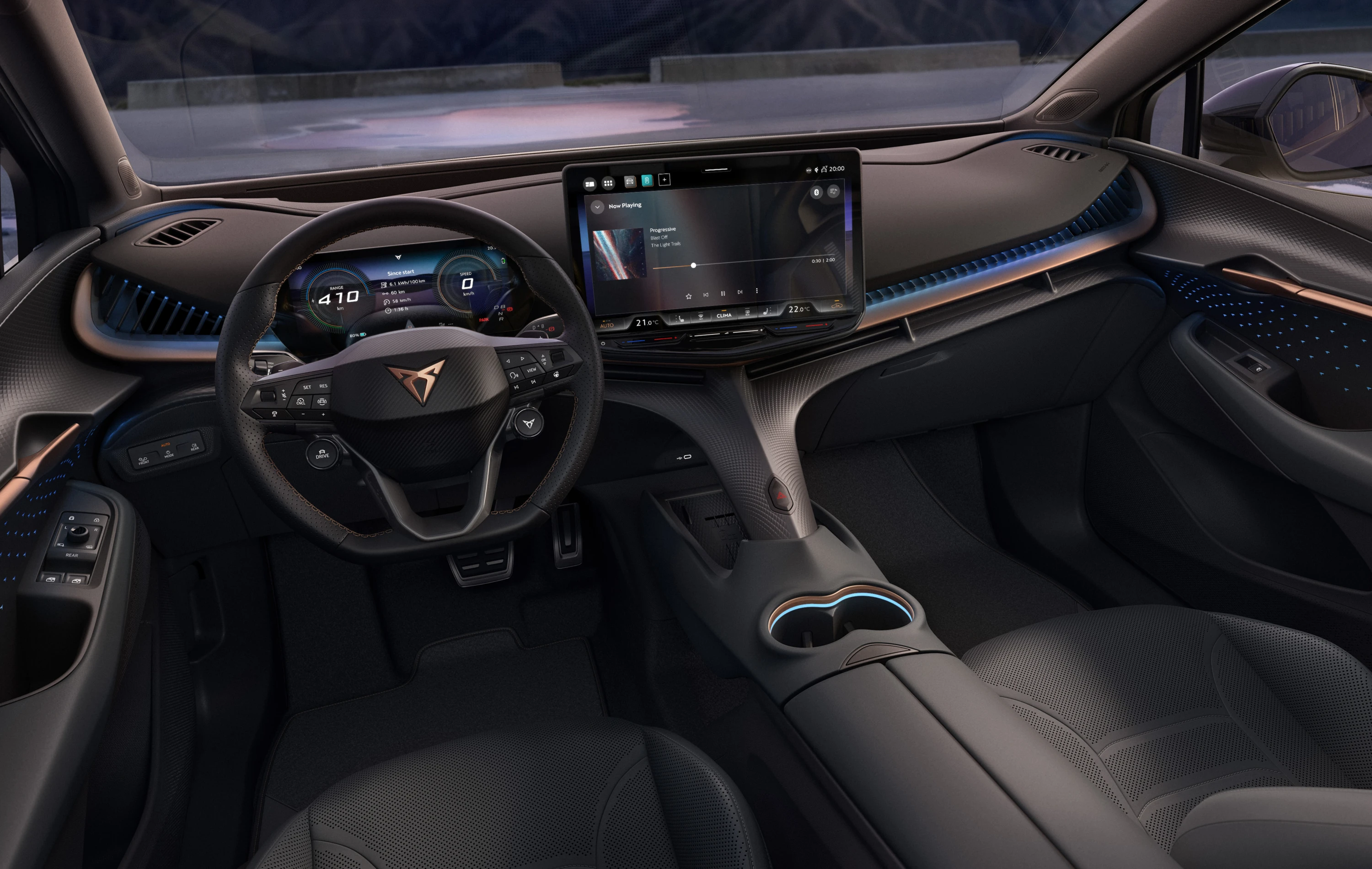 CUPRA Tavascan 58 interior view