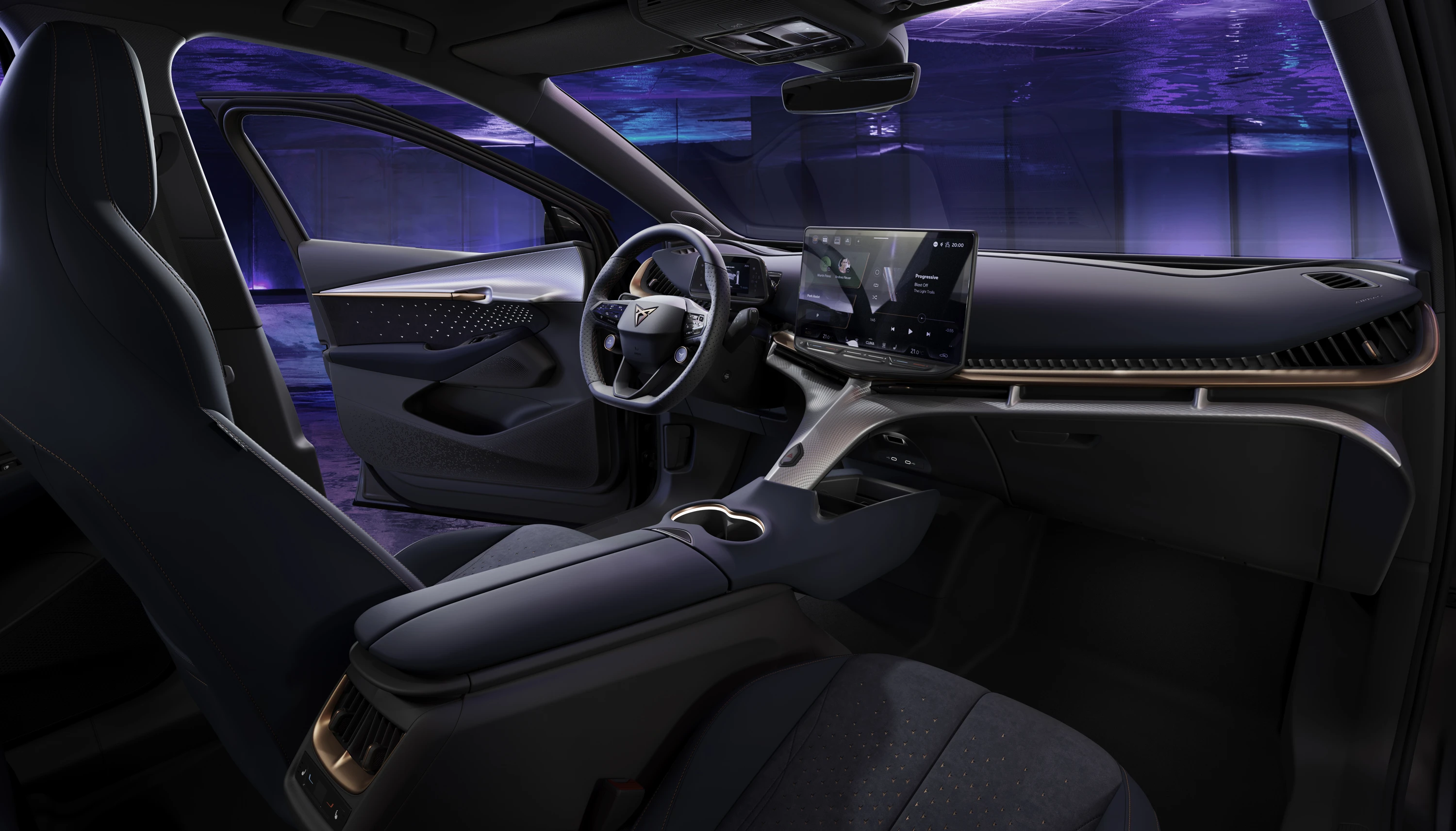 CUPRA Tavascan Endurance interior view