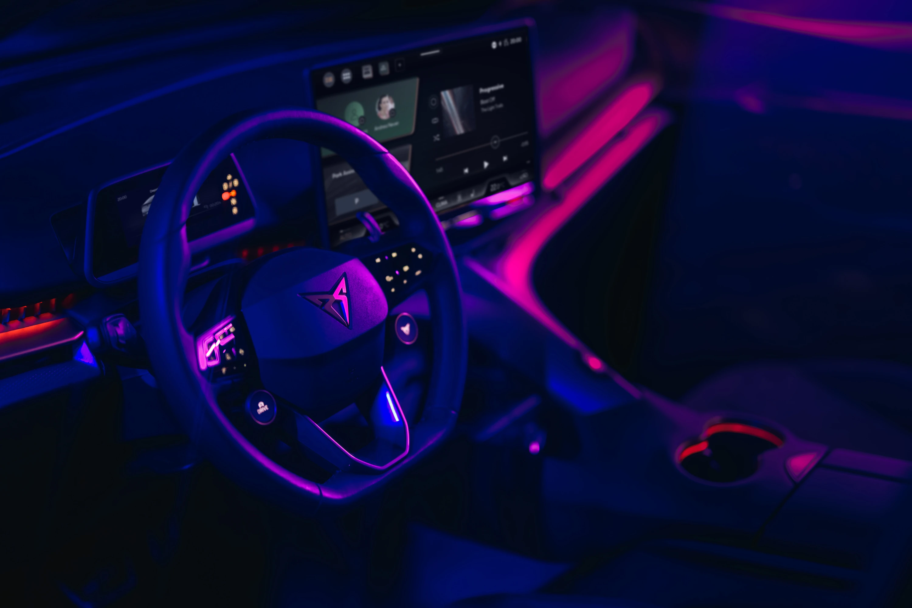 CUPRA Tavascan VZ interior view