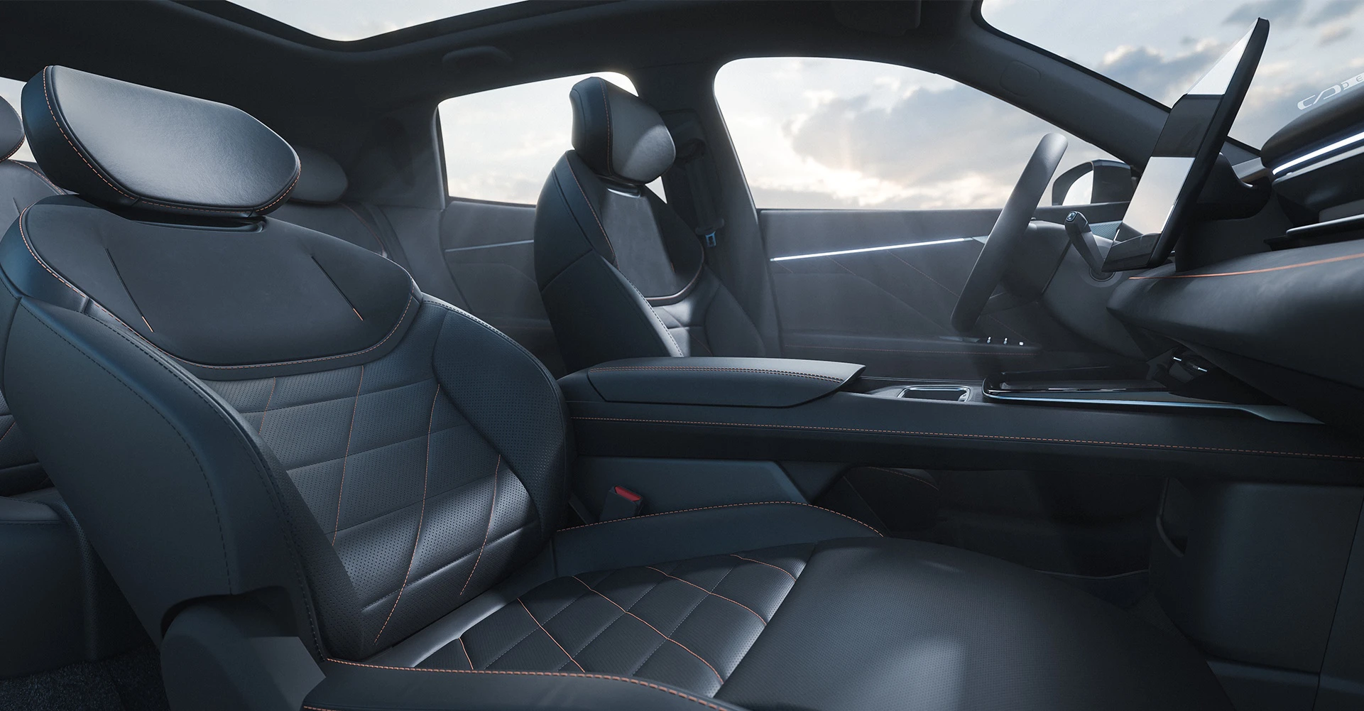 Deepal S05 RWD frontseats view