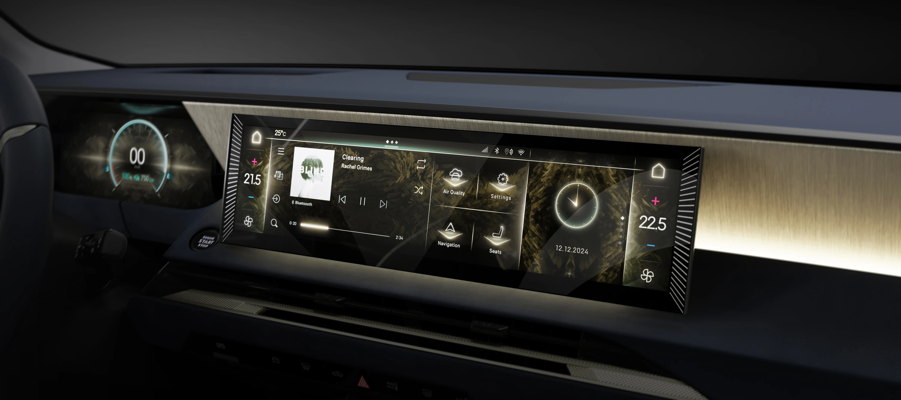 DS N°8 FWD Long Range screens view