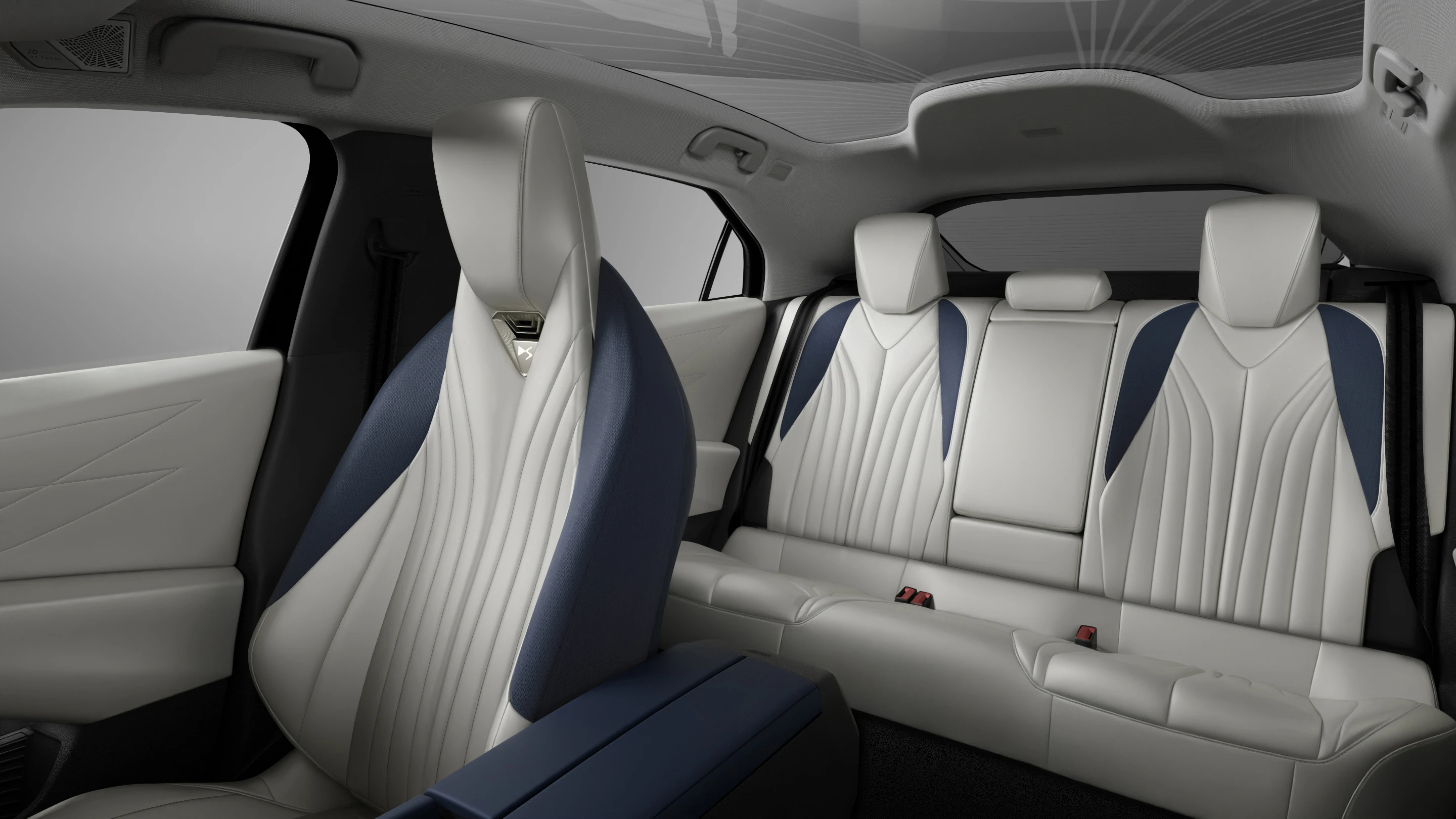 DS N°8 FWD Long Range secondrowseats view