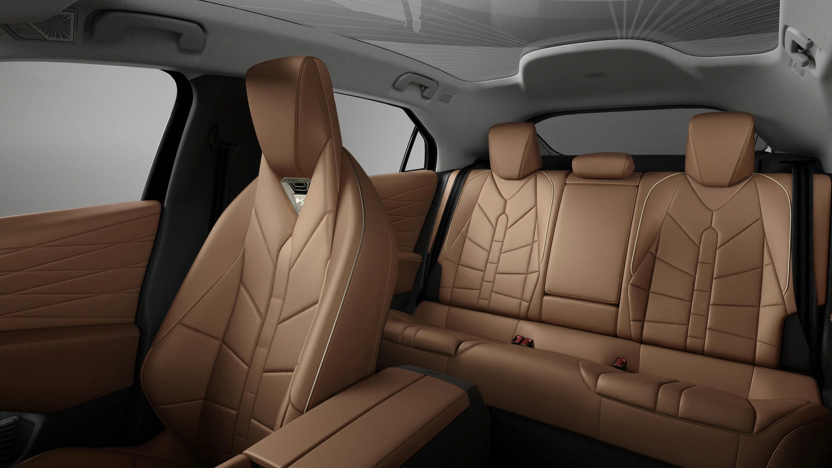 DS N°8 FWD Long Range secondrowseats view