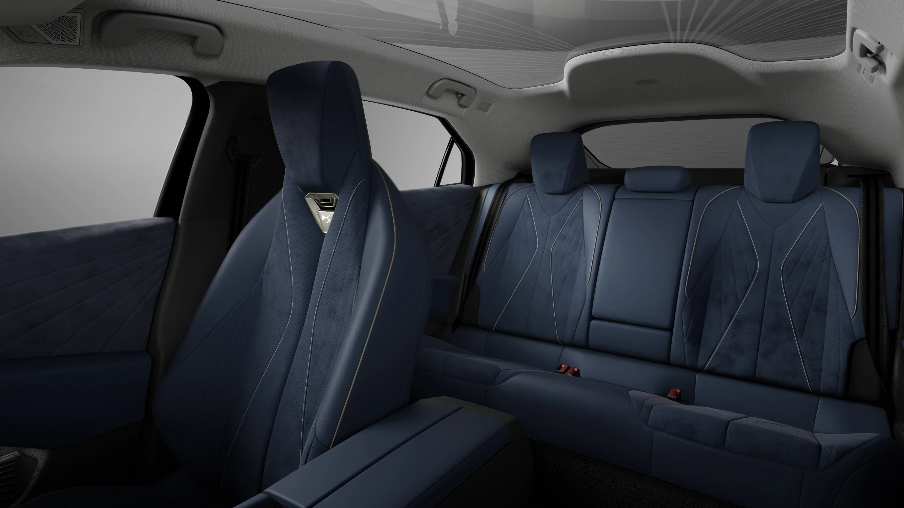 DS N°8 FWD Long Range secondrowseats view