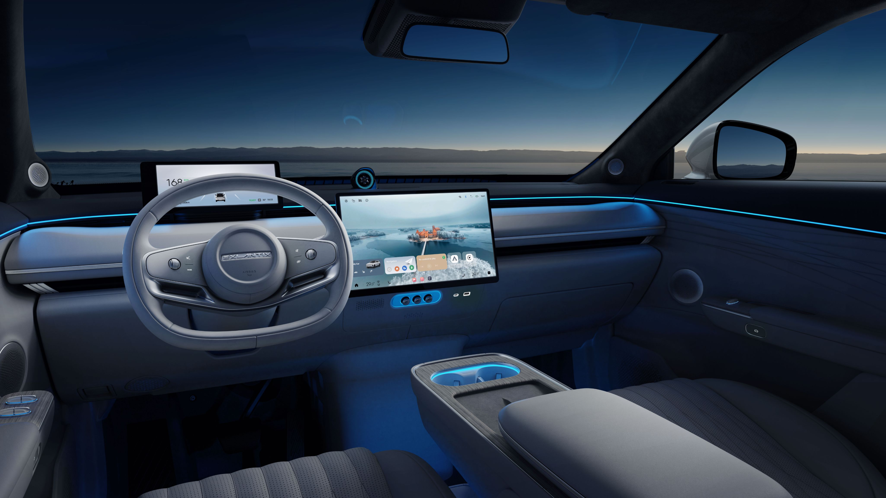 Exlantix ET 100kWh AWD interior view