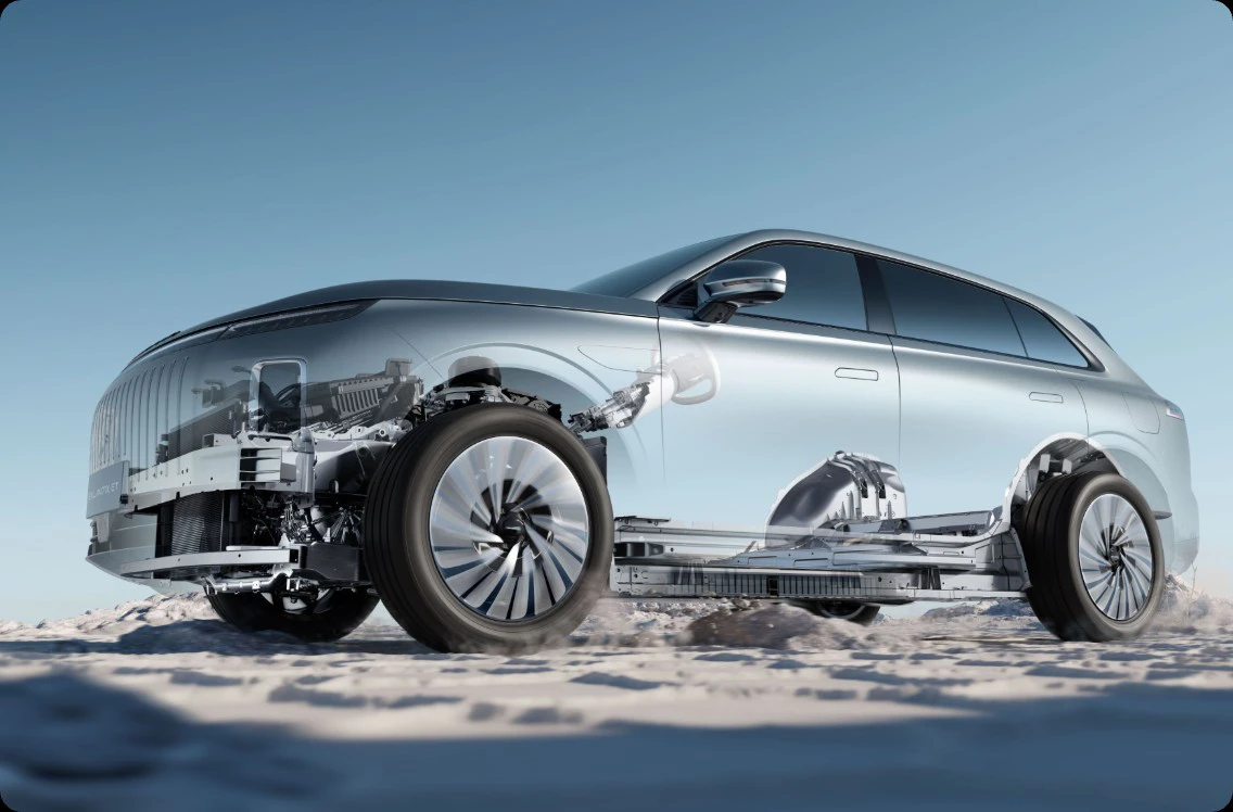 Exlantix ET 100kWh AWD technology view