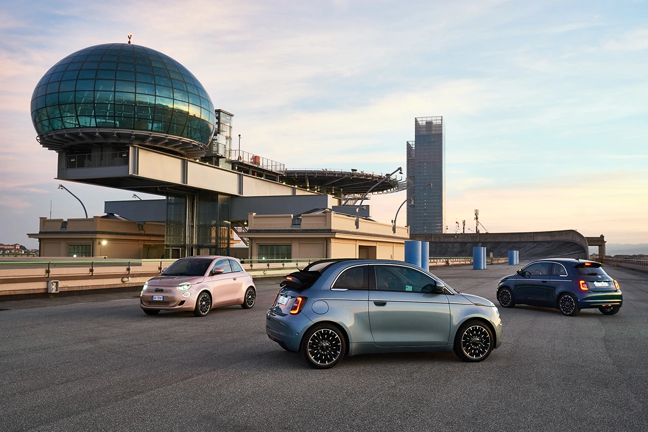 Fiat 500e 24 kWh exterior view