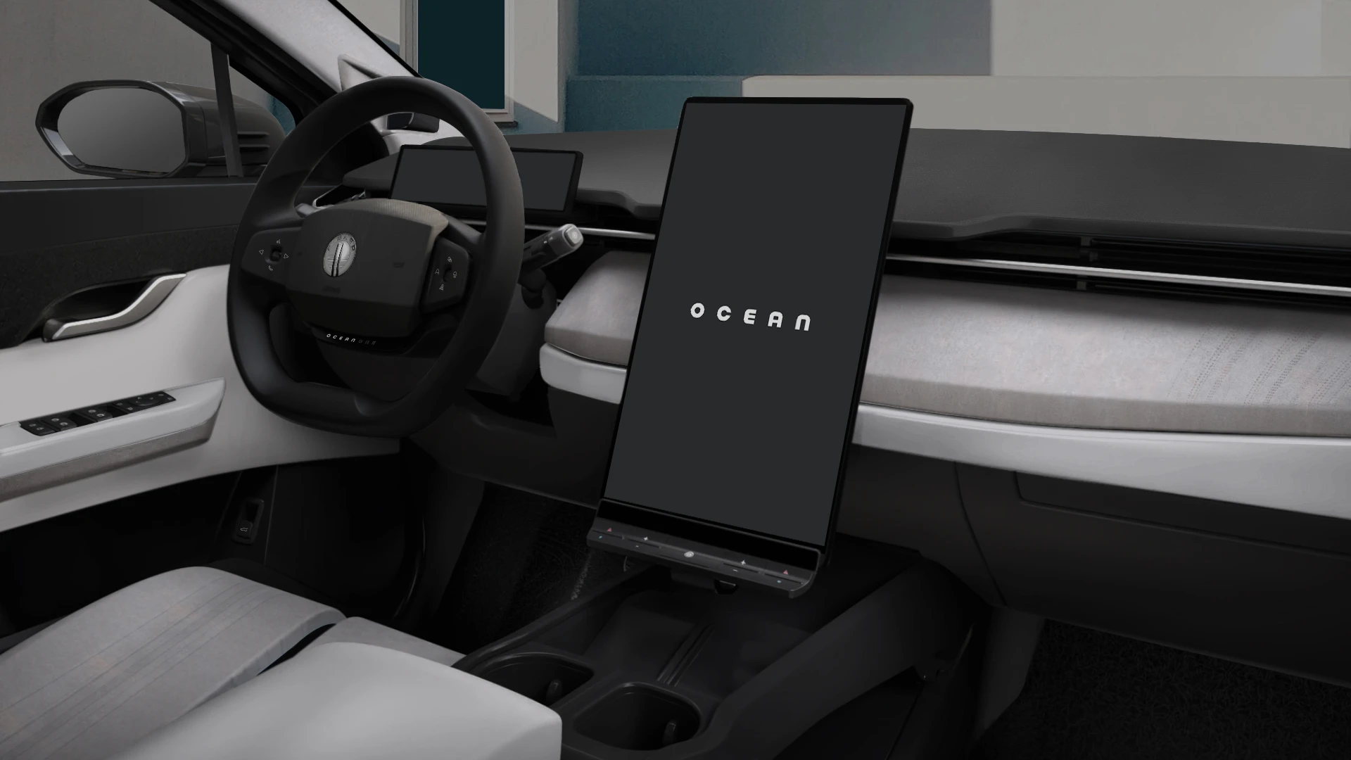 Fisker Ocean Sport screens view