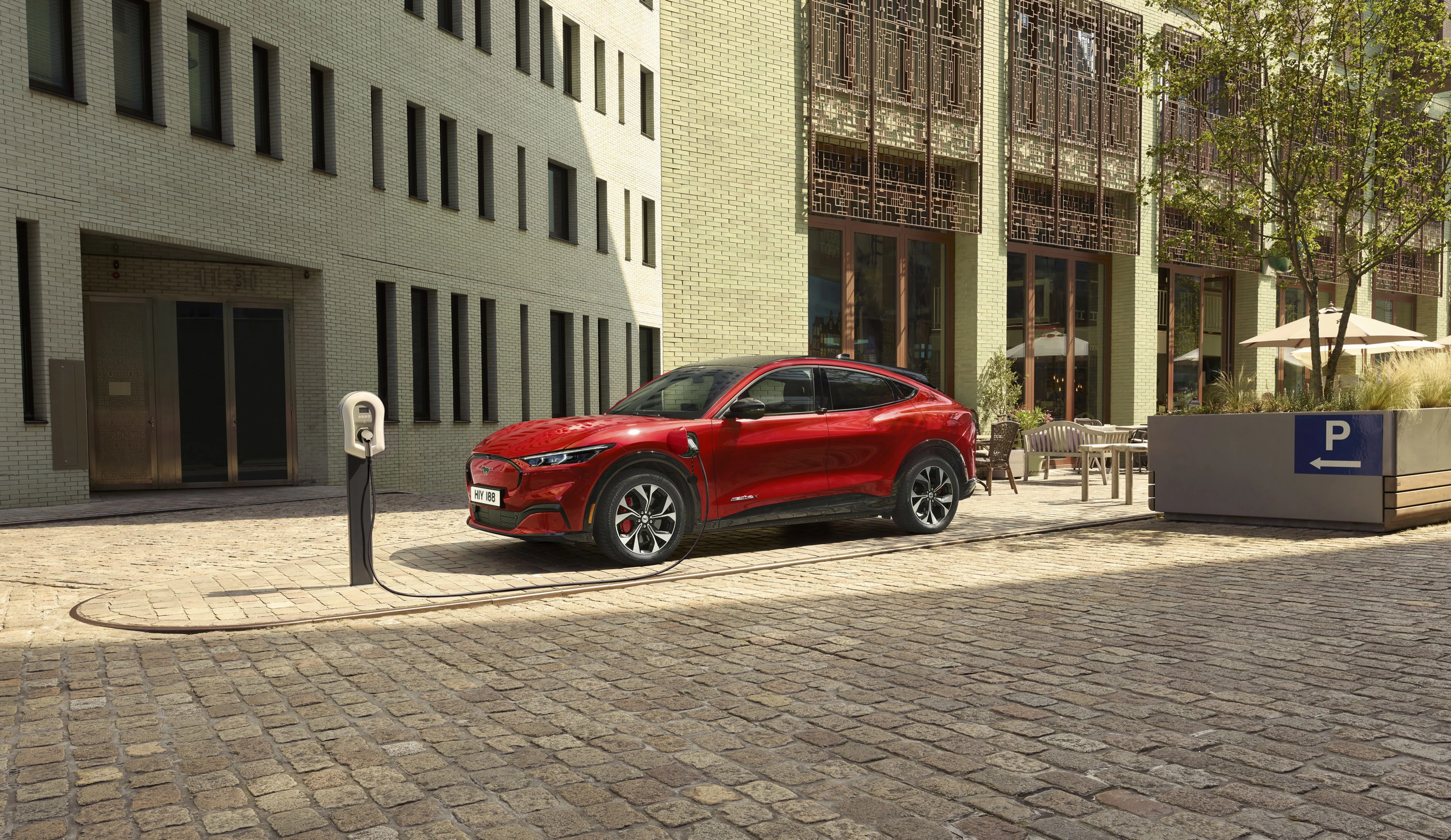 Ford Mustang Mach-E Long Range AWD charging view