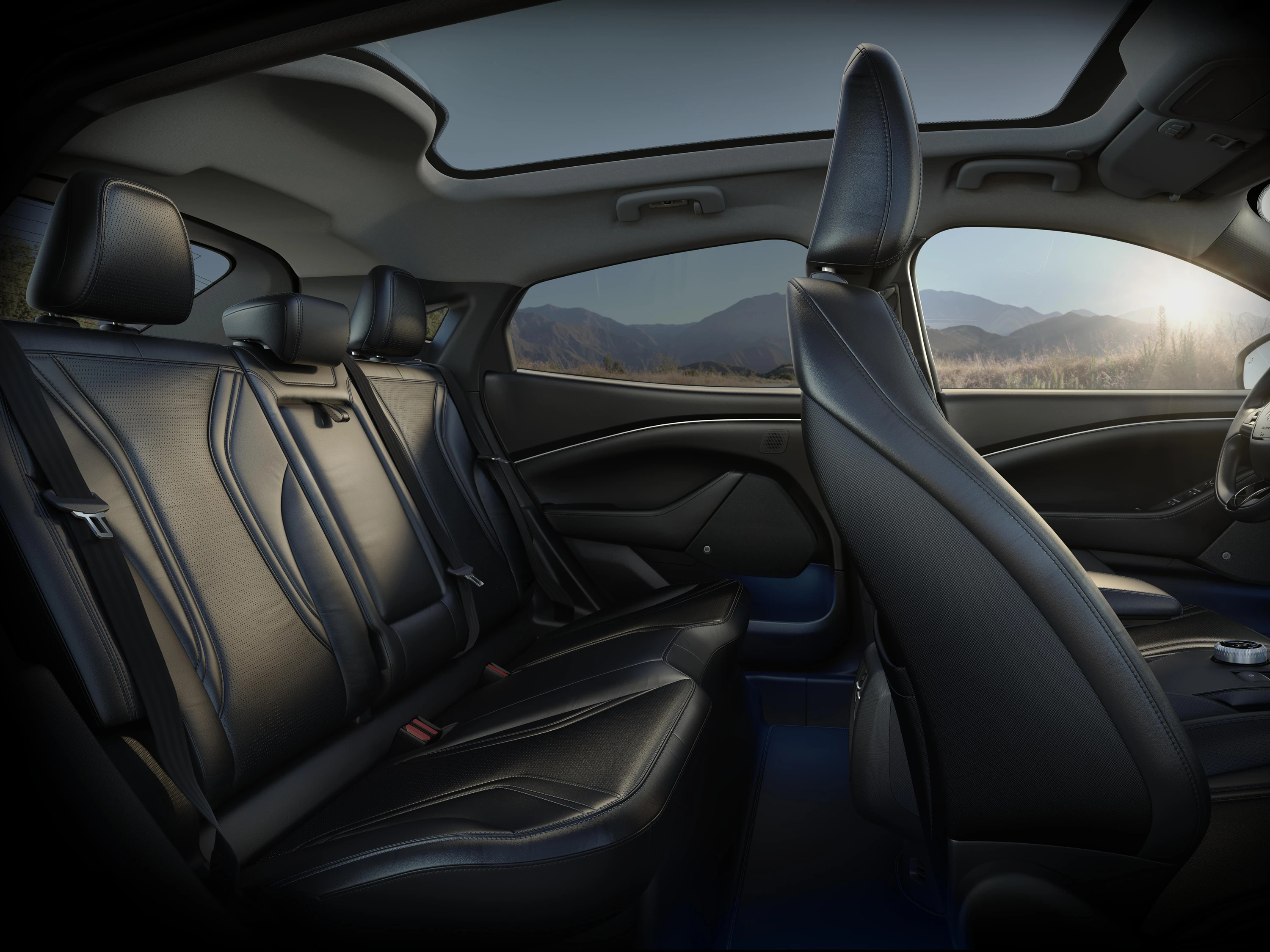 Ford Mustang Mach-E Long Range AWD secondrowseats view