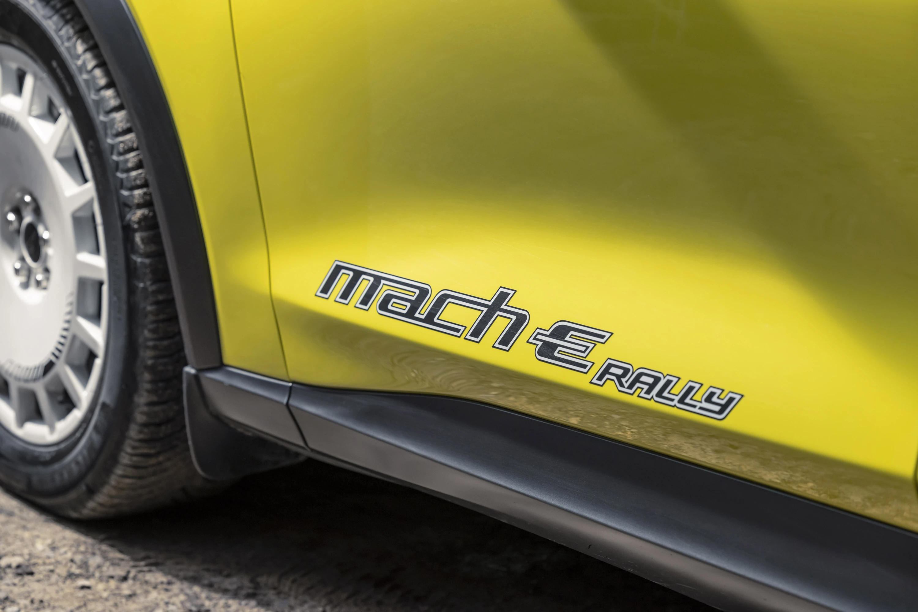 Ford Mustang Mach-E Rally details view