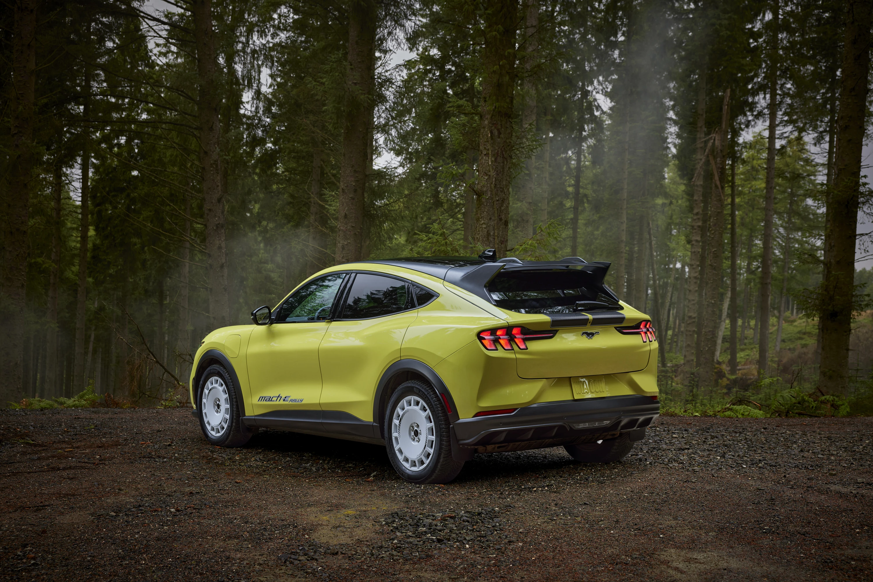 Ford Mustang Mach-E Rally exterior view
