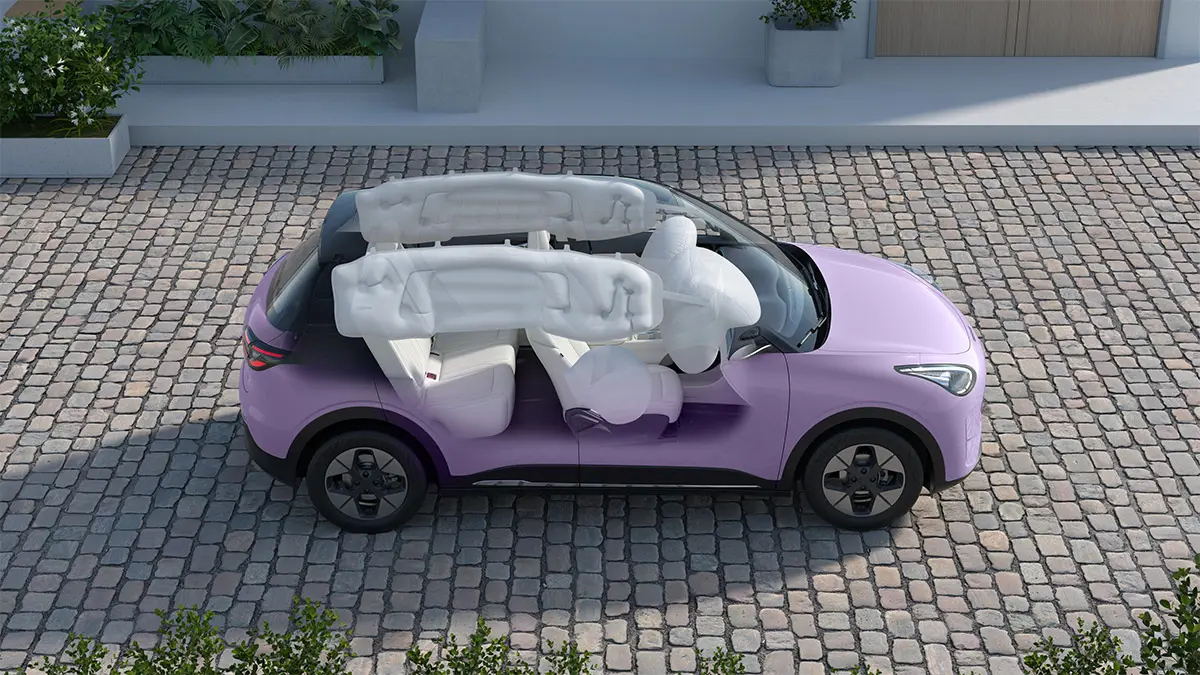 Geely E2 35.4 kWh safety view