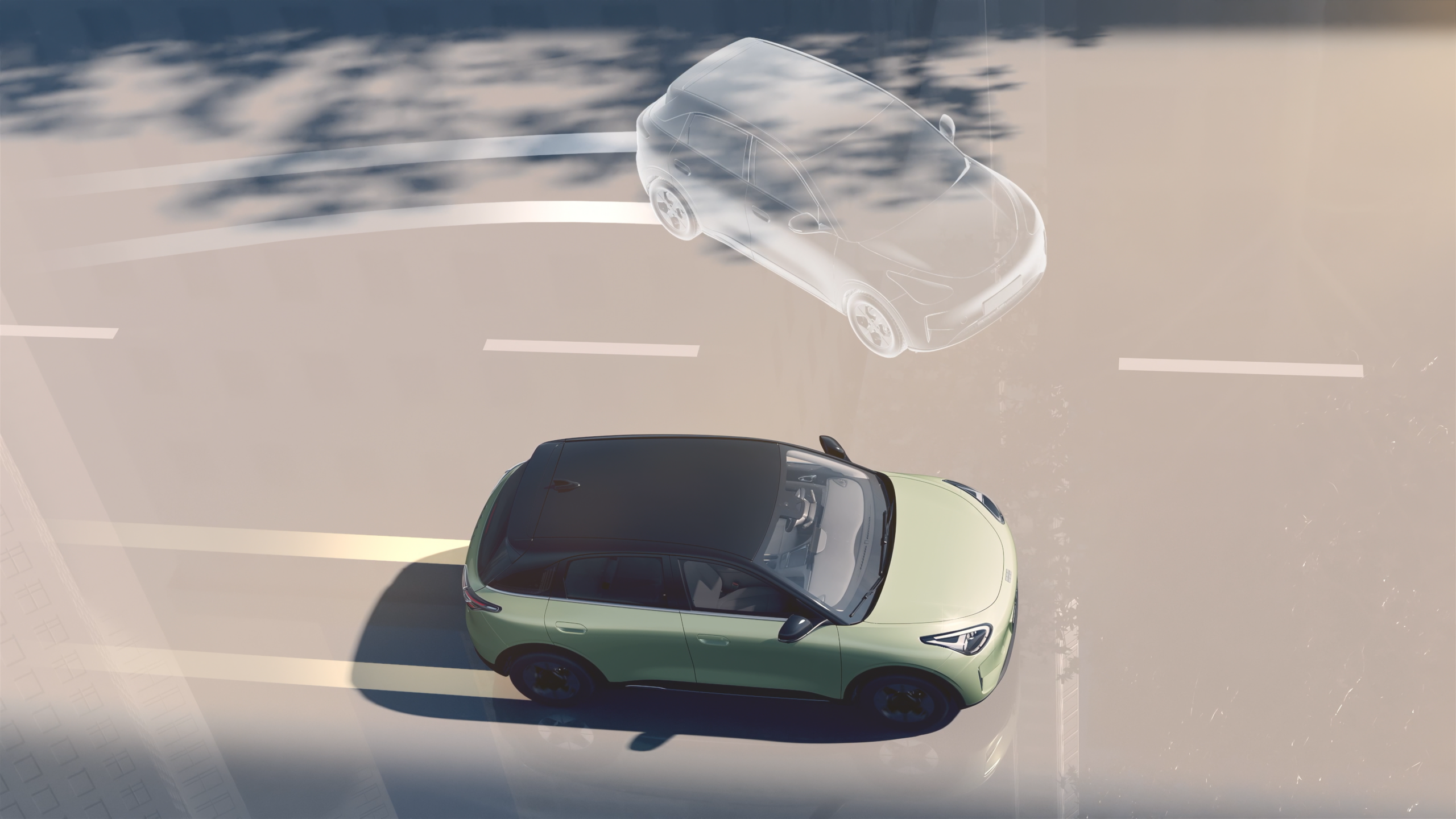 Geely EX2 35.4 kWh technology view