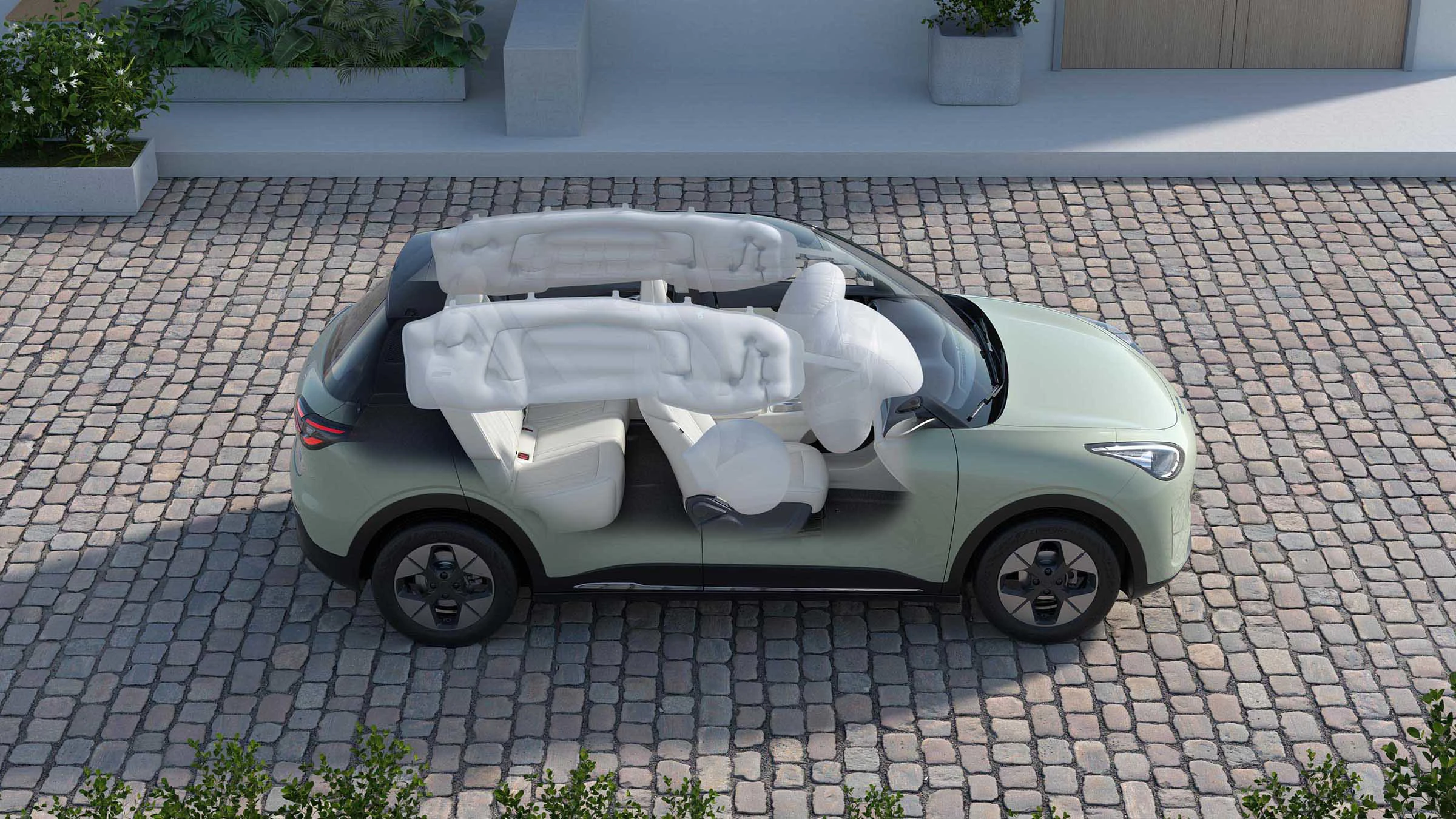 Geely EX2 35.4 kWh safety view