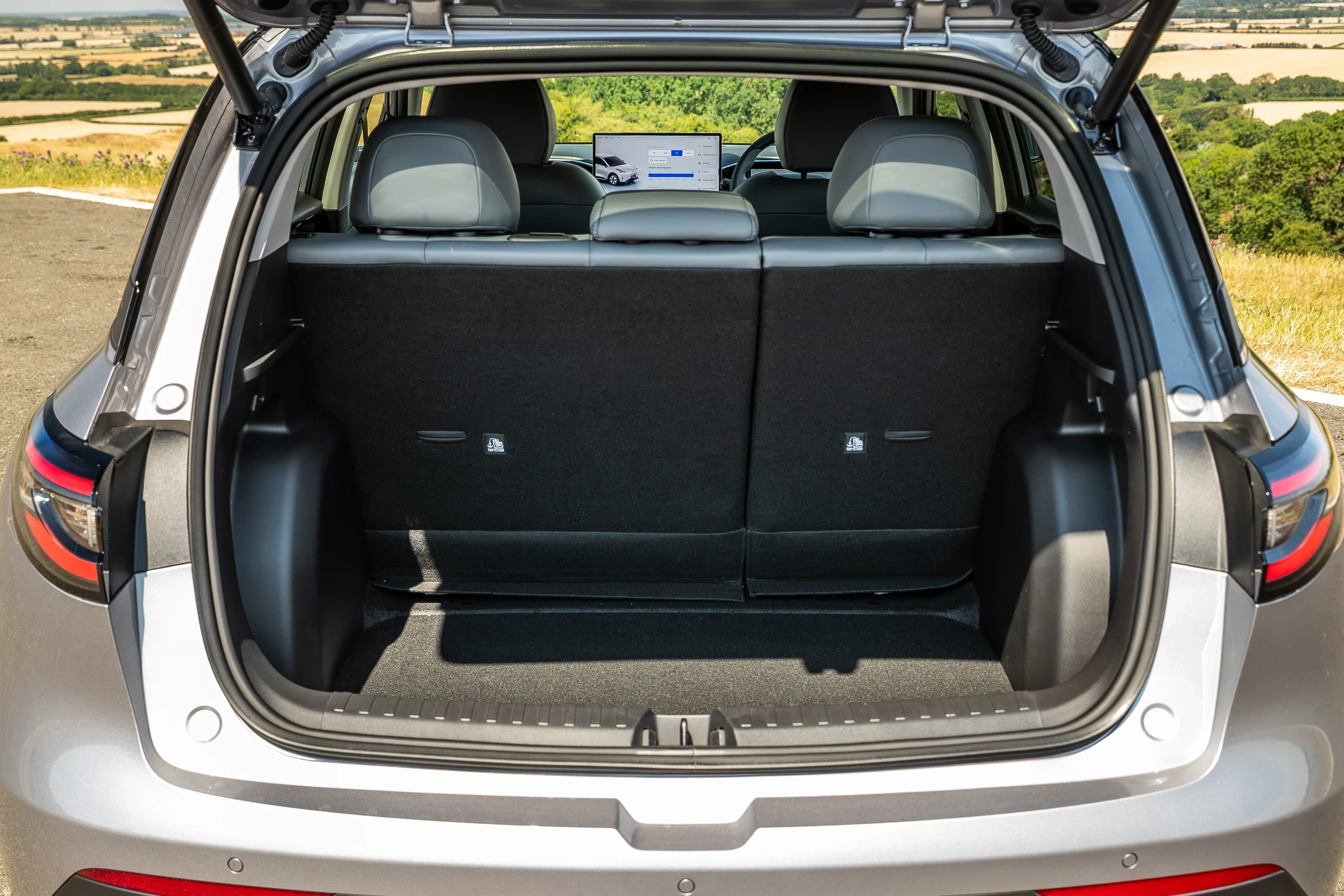 Geely EX2 35.4 kWh trunk view