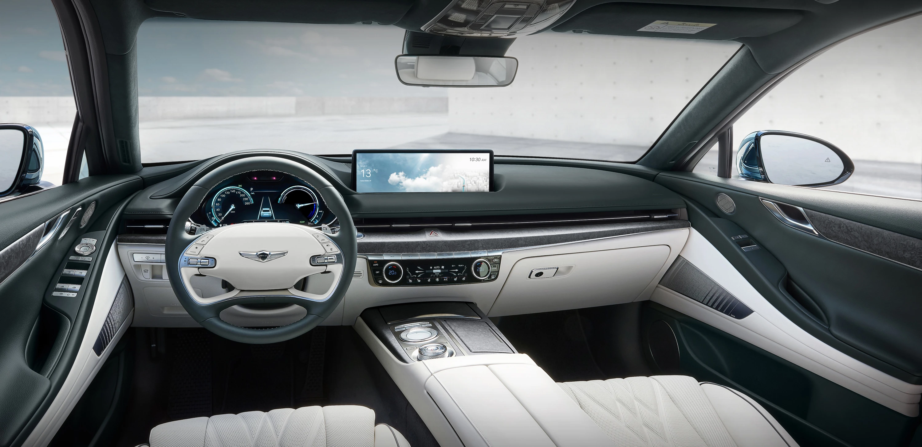 Genesis G80 Electrified AWD interior view