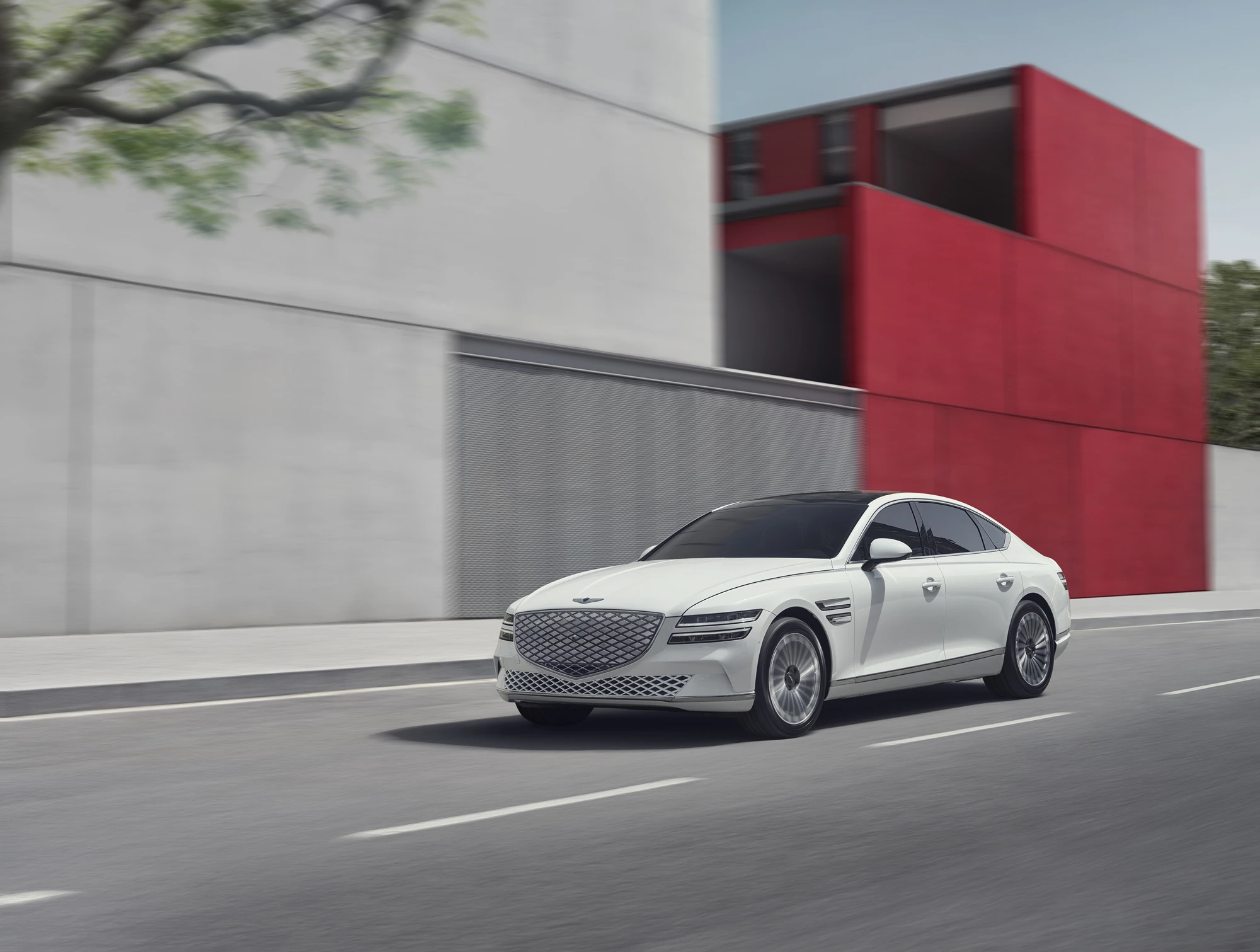 Genesis G80 Electrified AWD exterior view