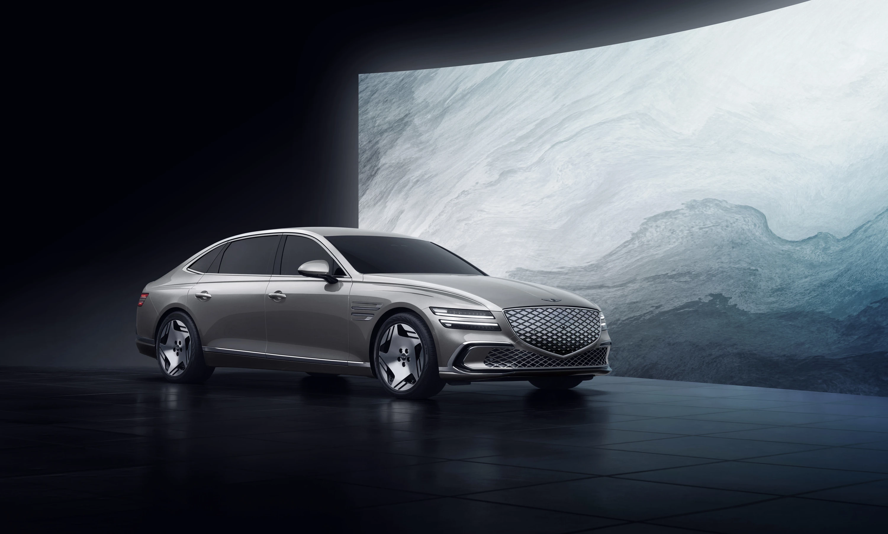 Genesis G80 Electrified AWD exterior view