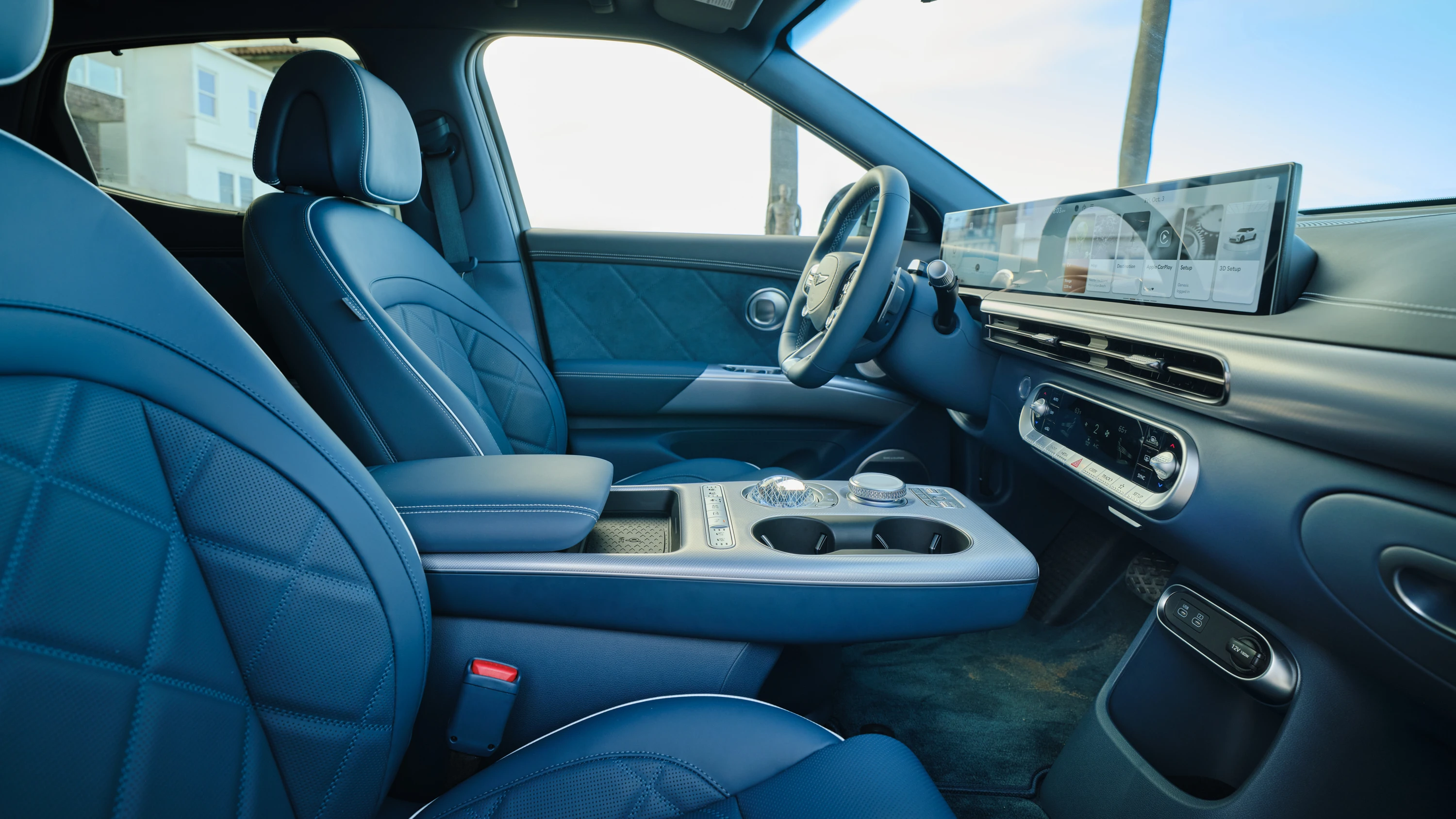 Genesis GV60 2026 AWD frontseats view