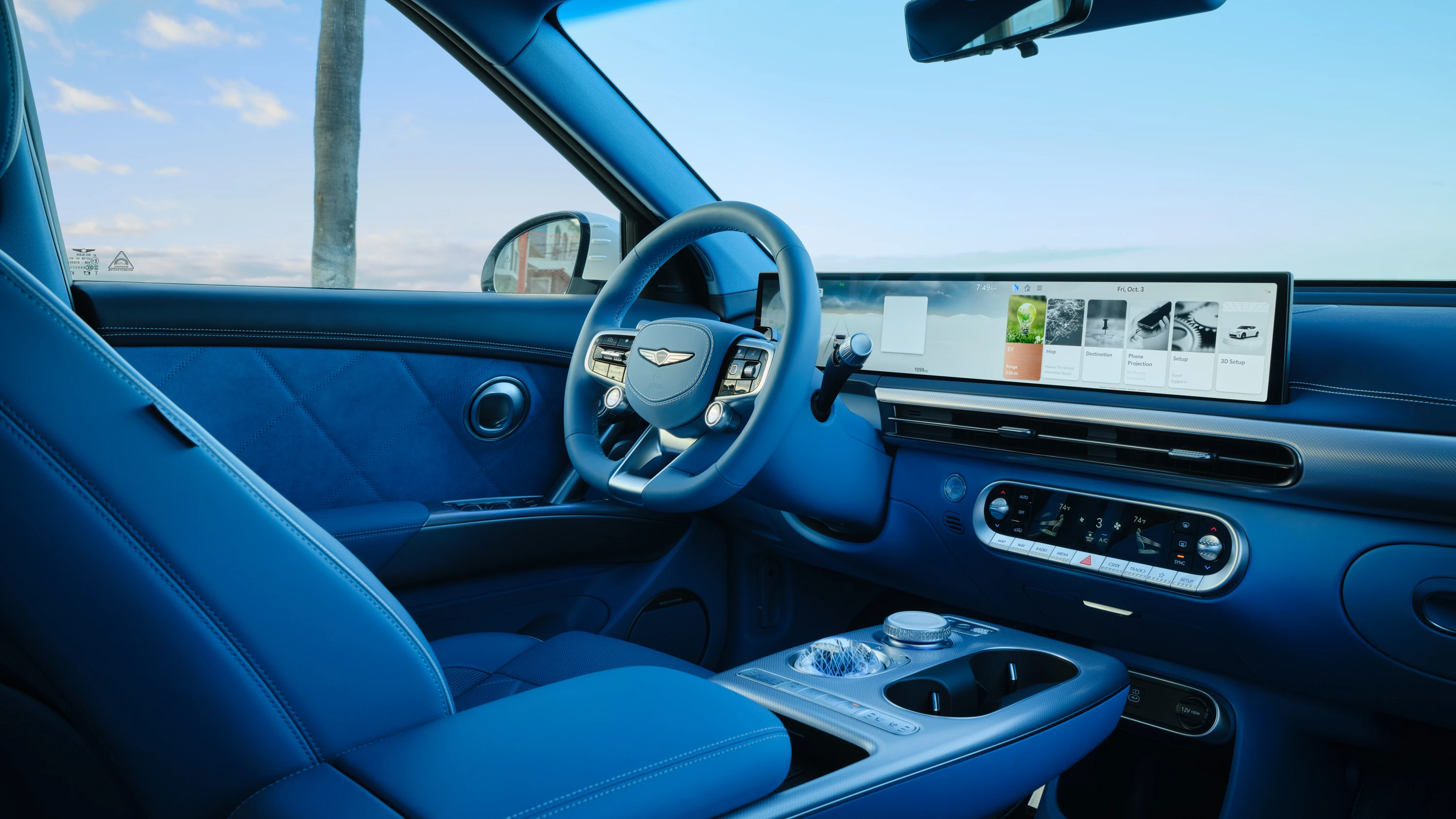 Genesis GV60 2026 Performance AWD interior view