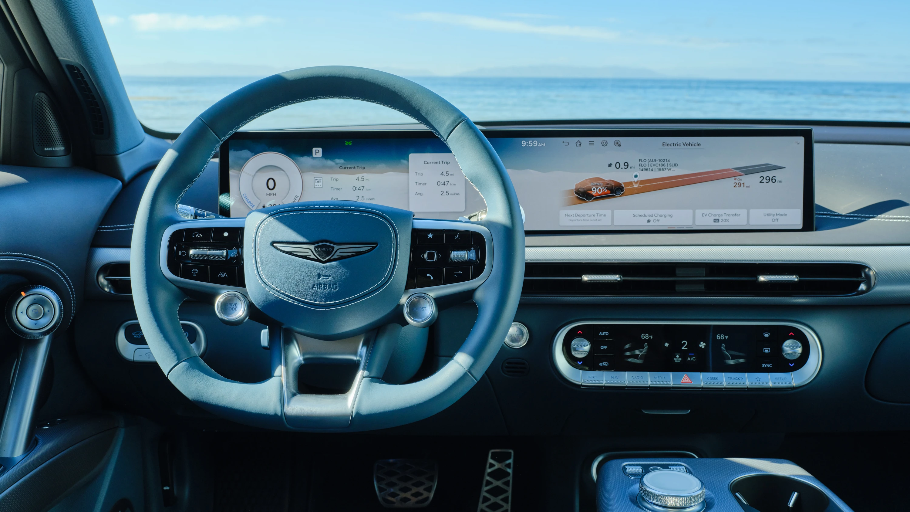 Genesis GV60 2026 Performance AWD screens view