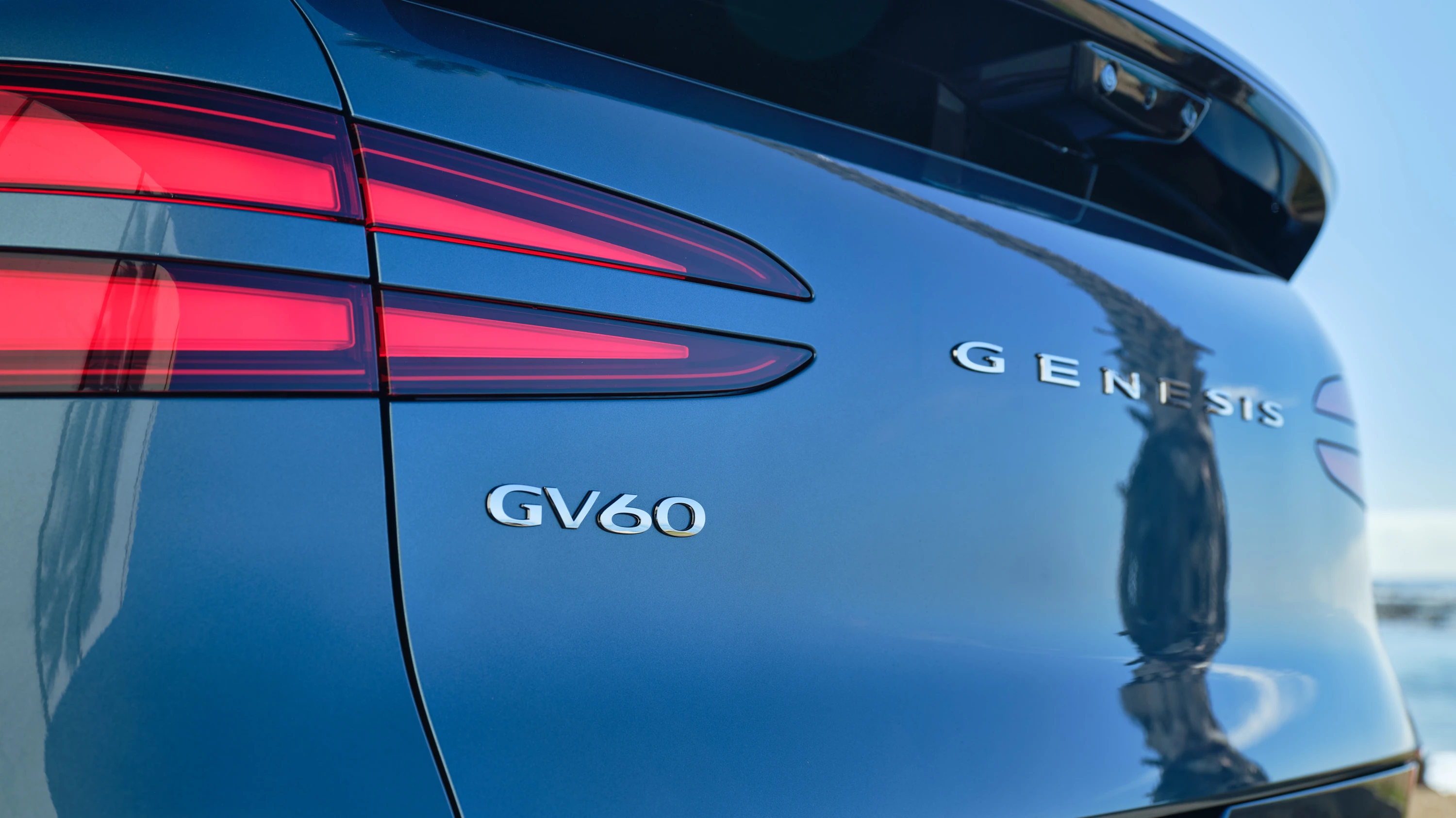Genesis GV60 2026 Performance AWD taillights view