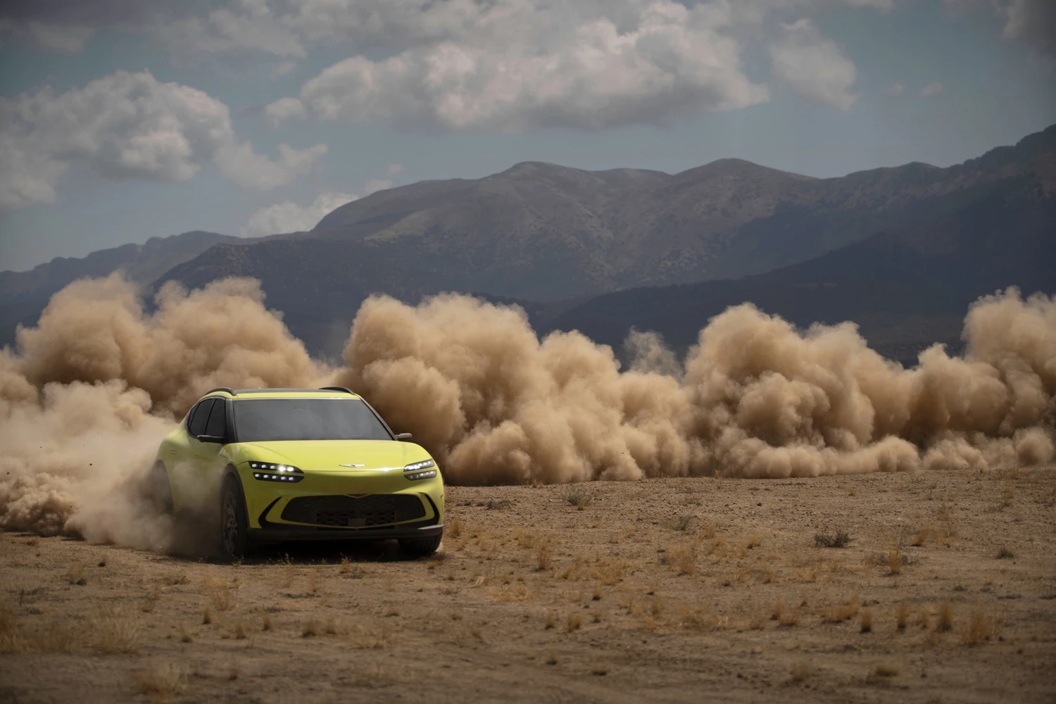 Genesis GV60 AWD Performance driving view