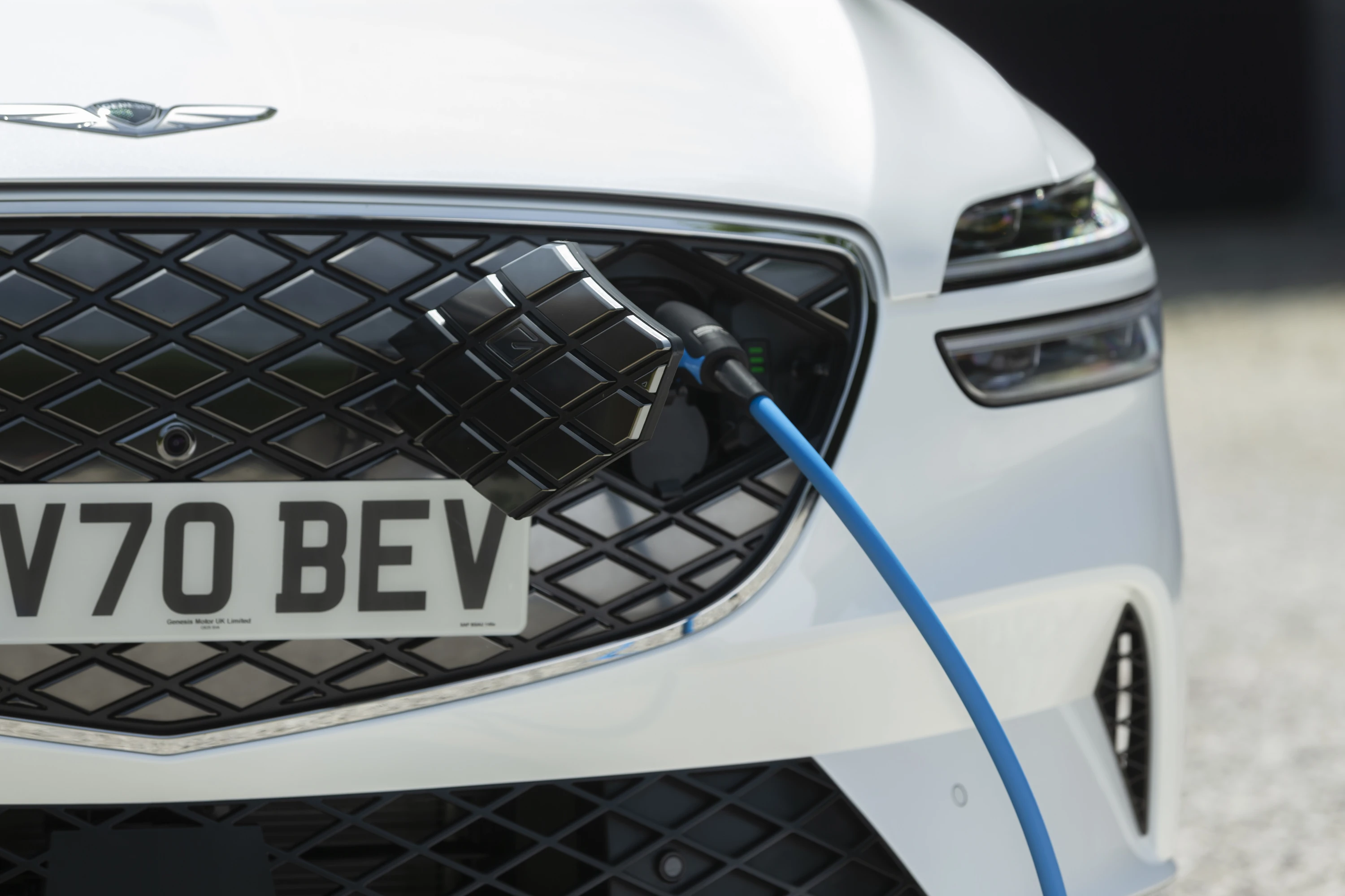 Genesis Electrified GV70 chargeport view