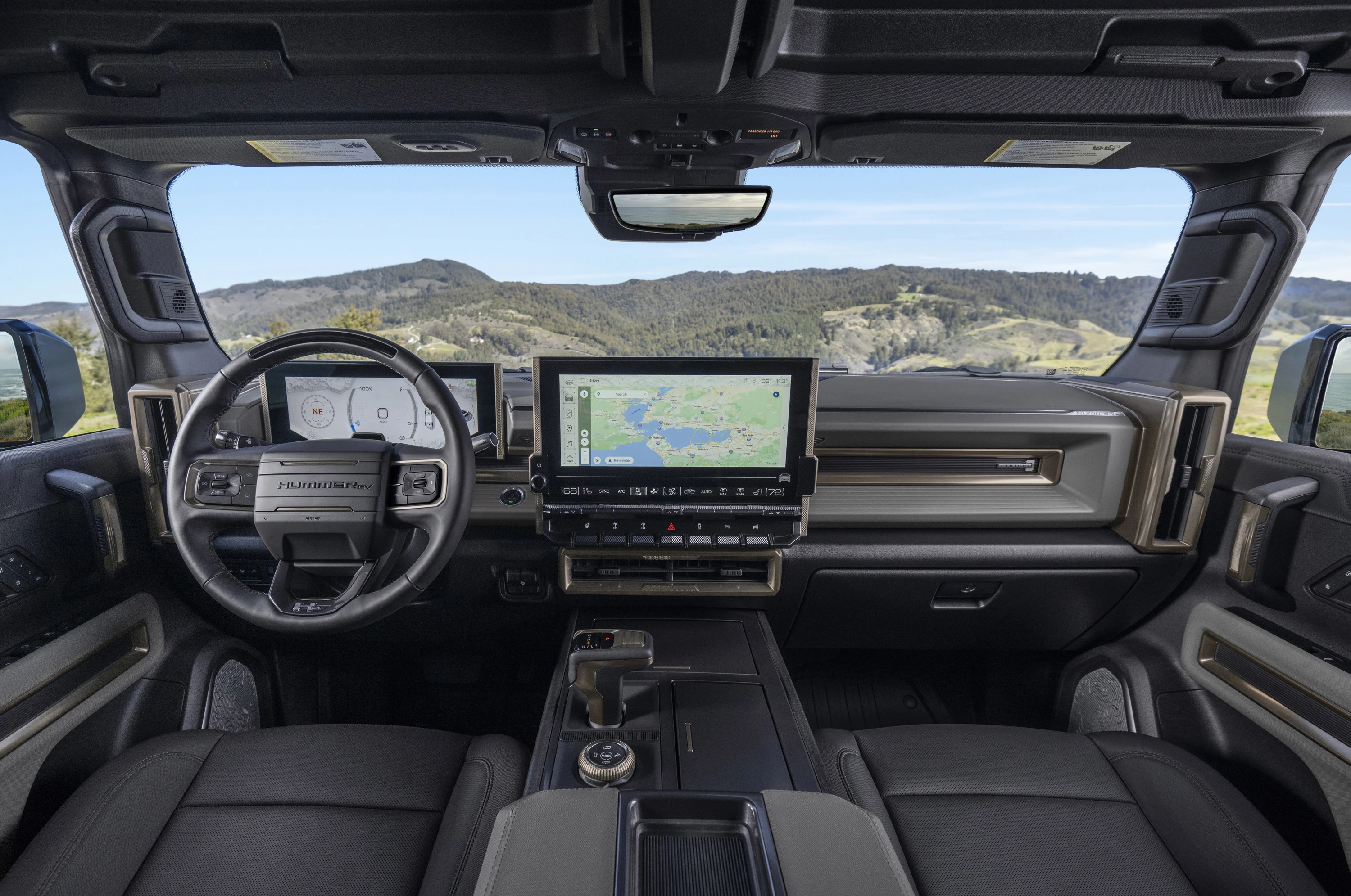GMC Hummer EV SUV 2x interior view