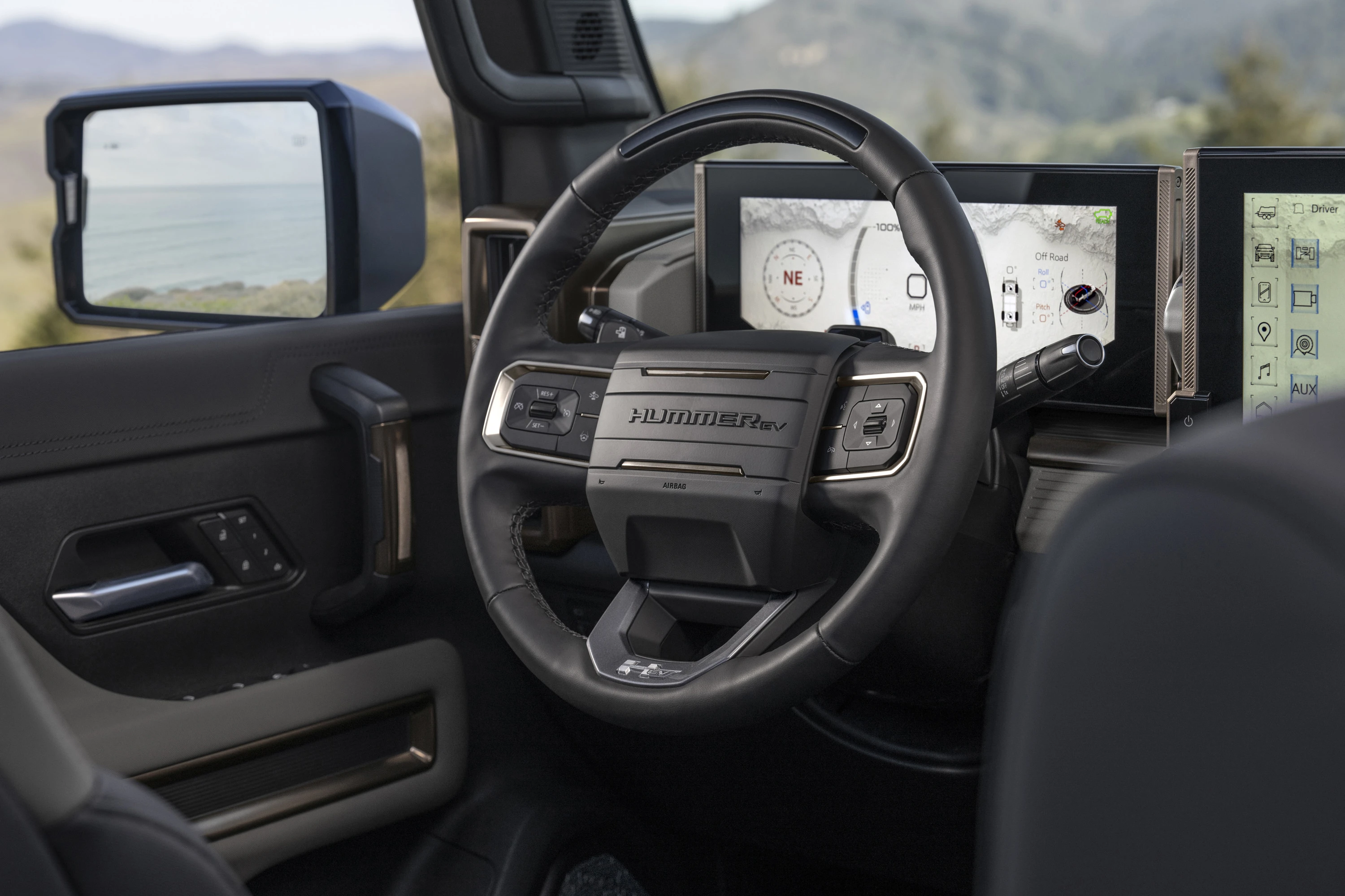 GMC Hummer EV SUV 2x interior view