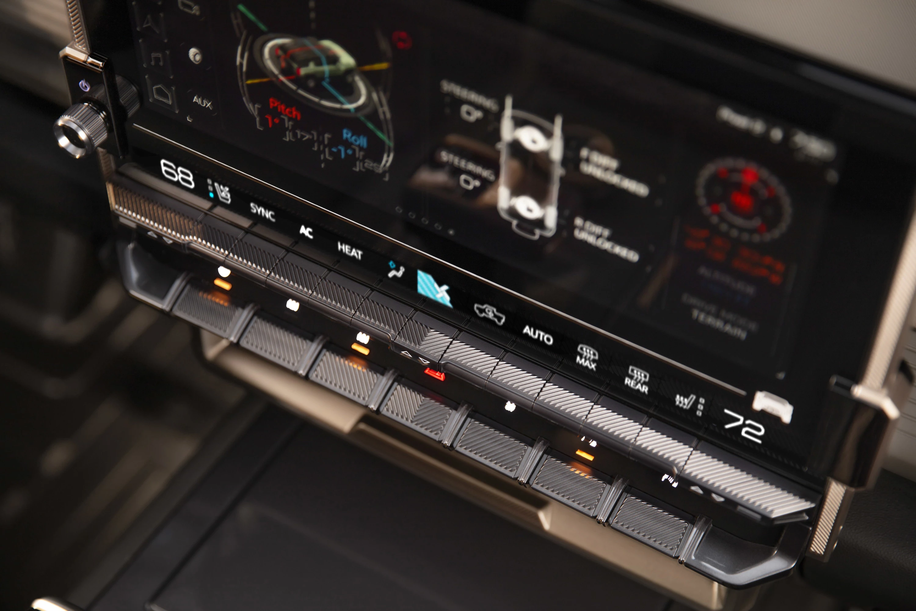 GMC Hummer EV SUV 3x hmi view