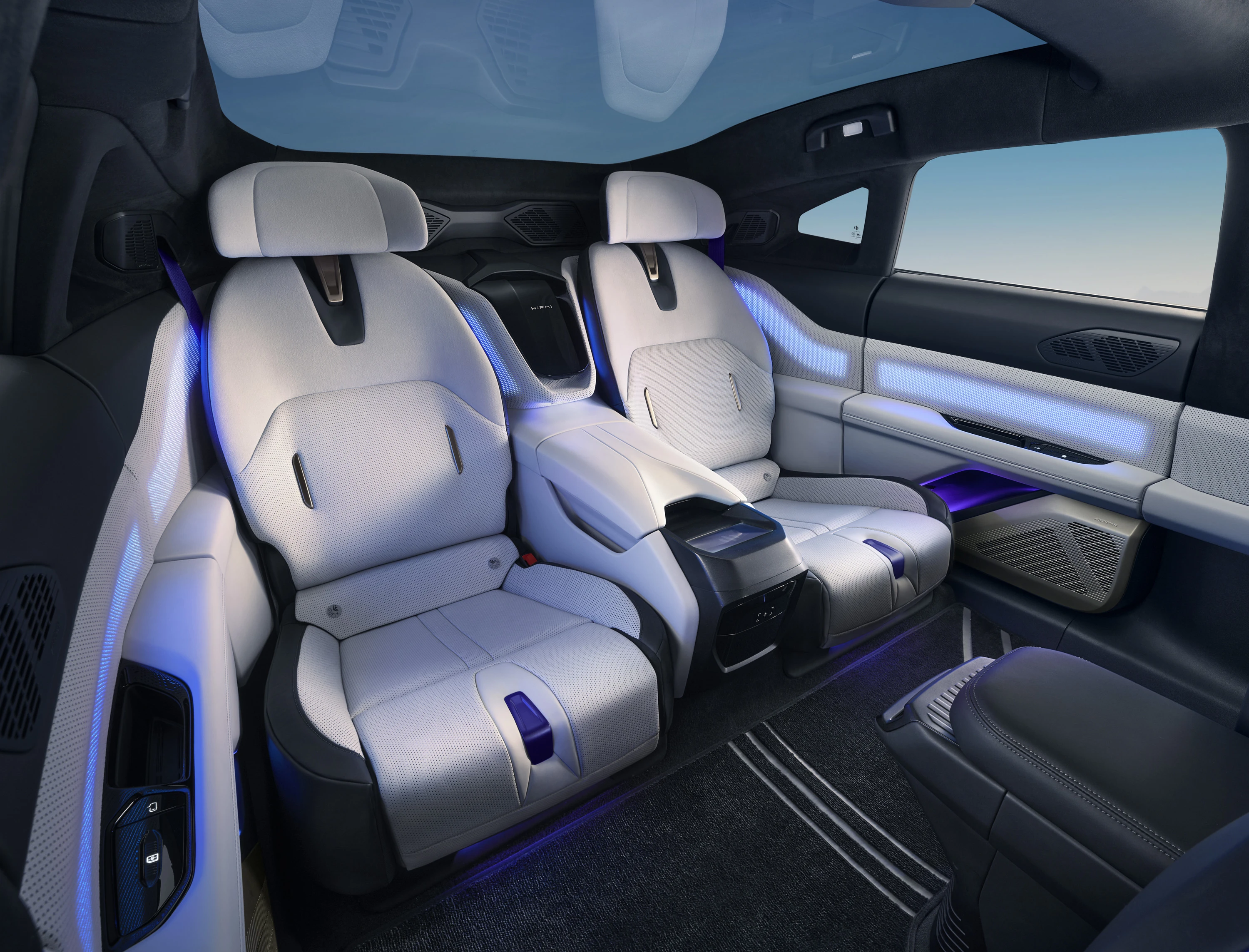 HiPhi Z 4 Seater secondrowseats view