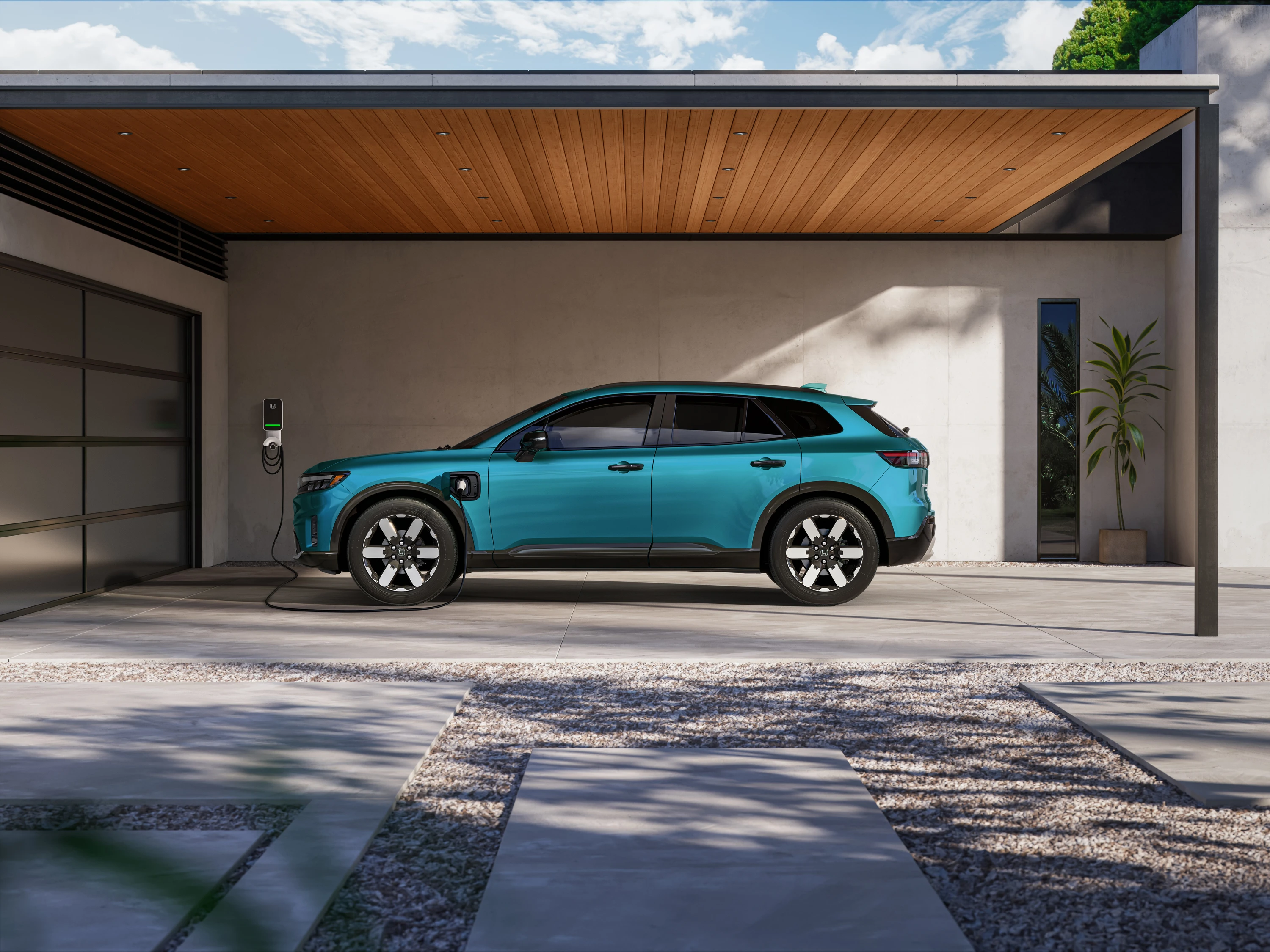 Honda Prologue AWD charging view