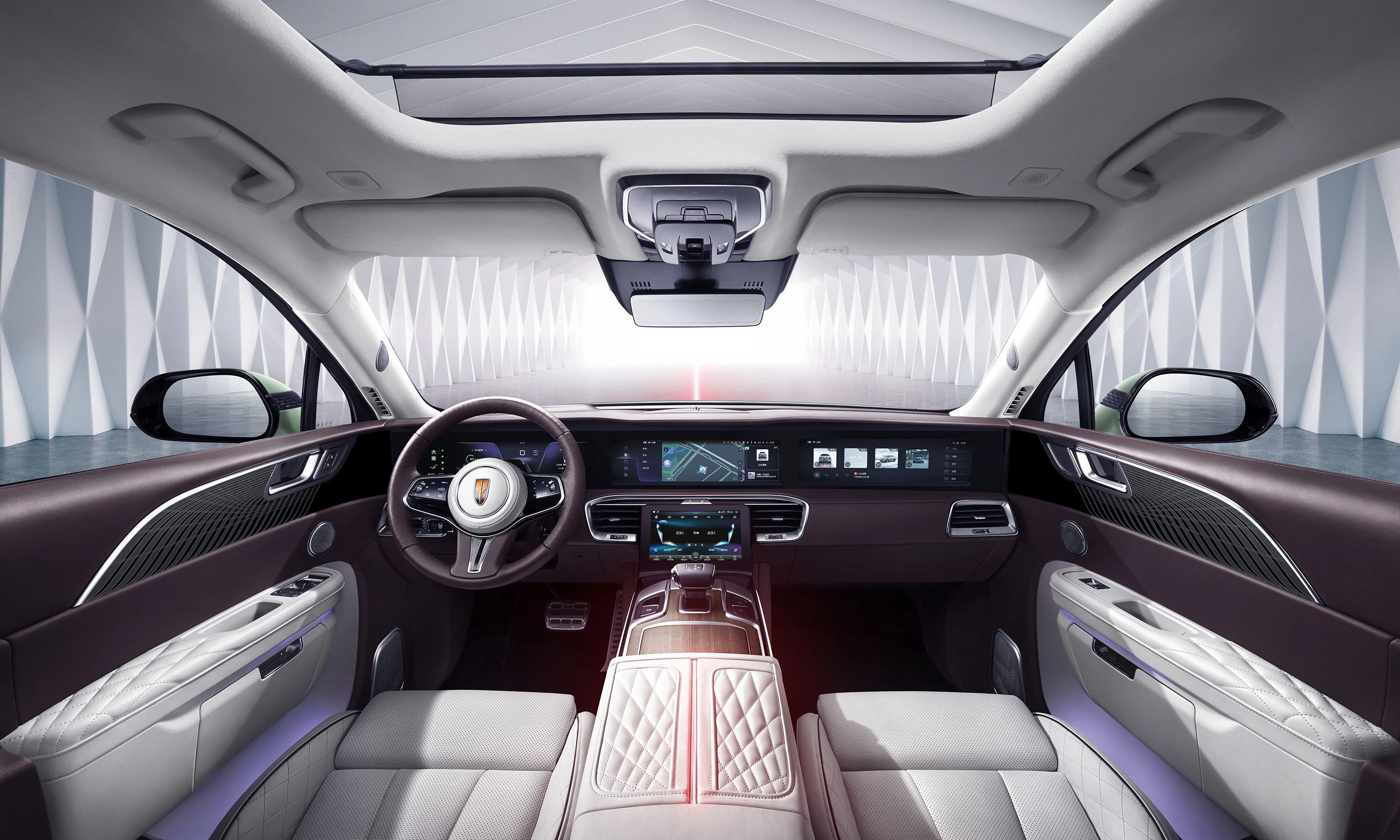 Hongqi E-HS9 Exclusive screens view