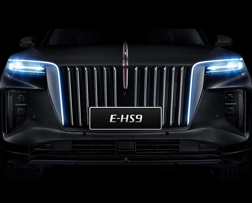 Hongqi E-HS9 Premium headlights view