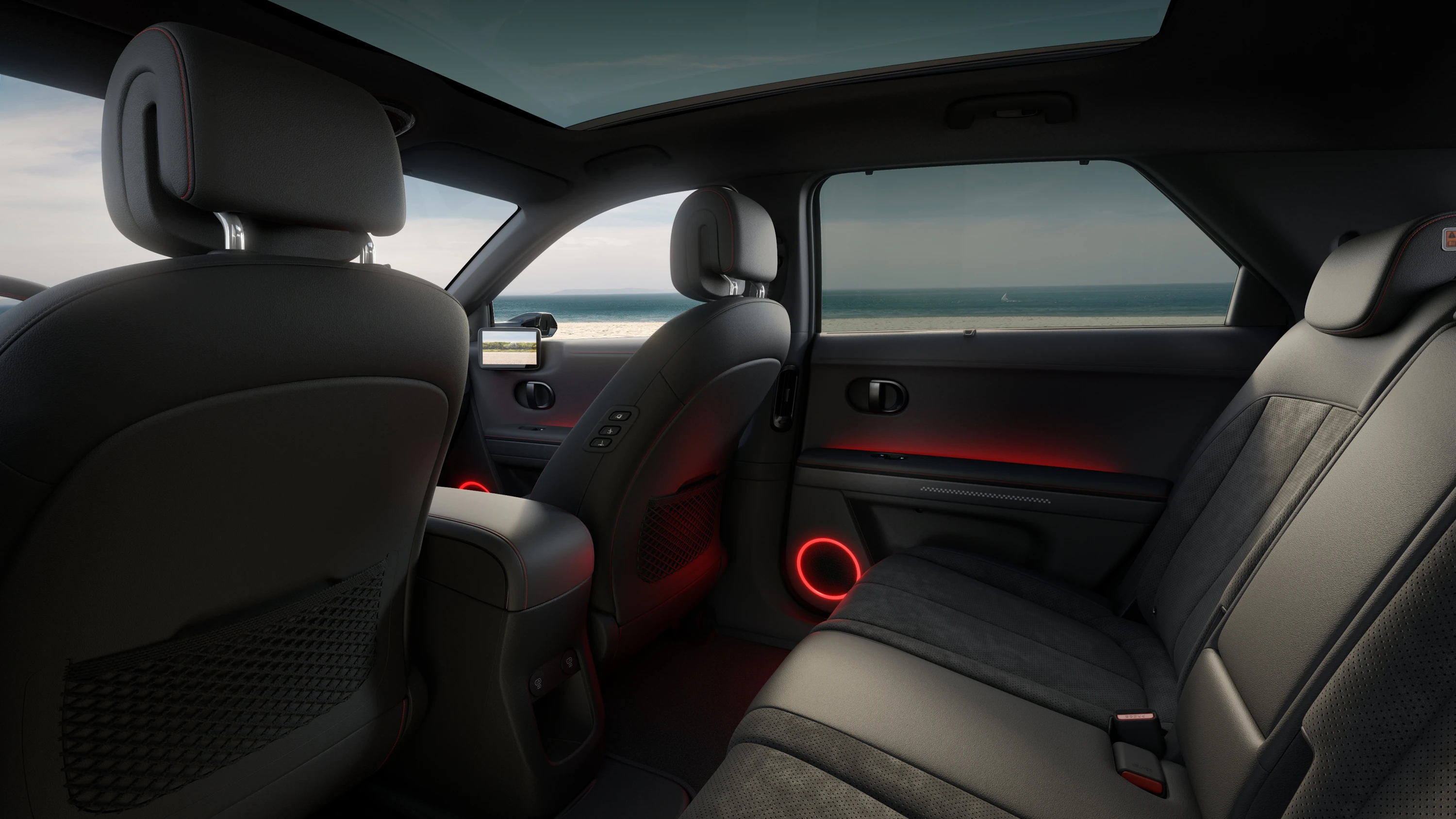 Hyundai Ioniq 5 Long Range RWD secondrowseats view