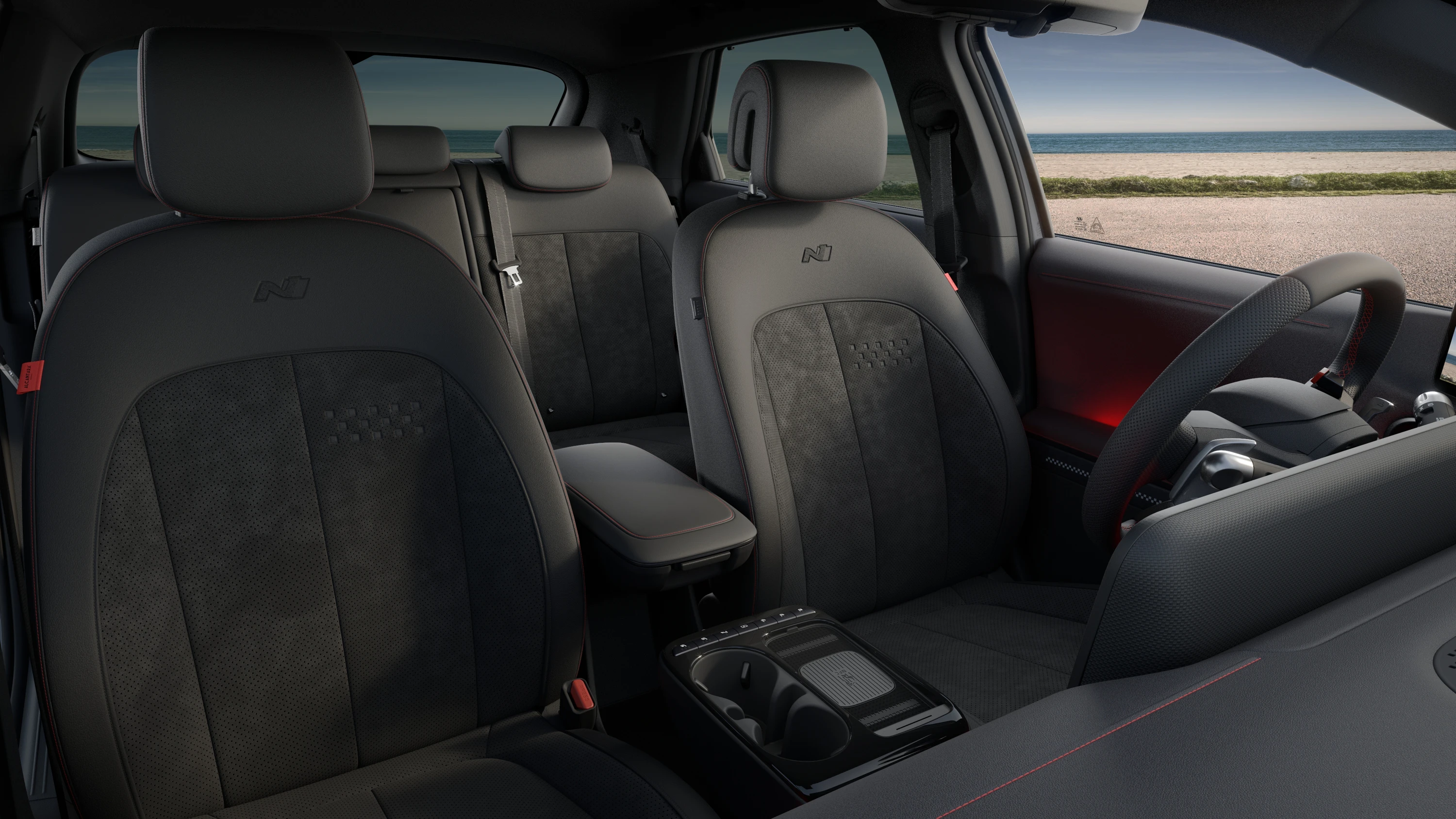 Hyundai Ioniq 5 Long Range RWD frontseats view