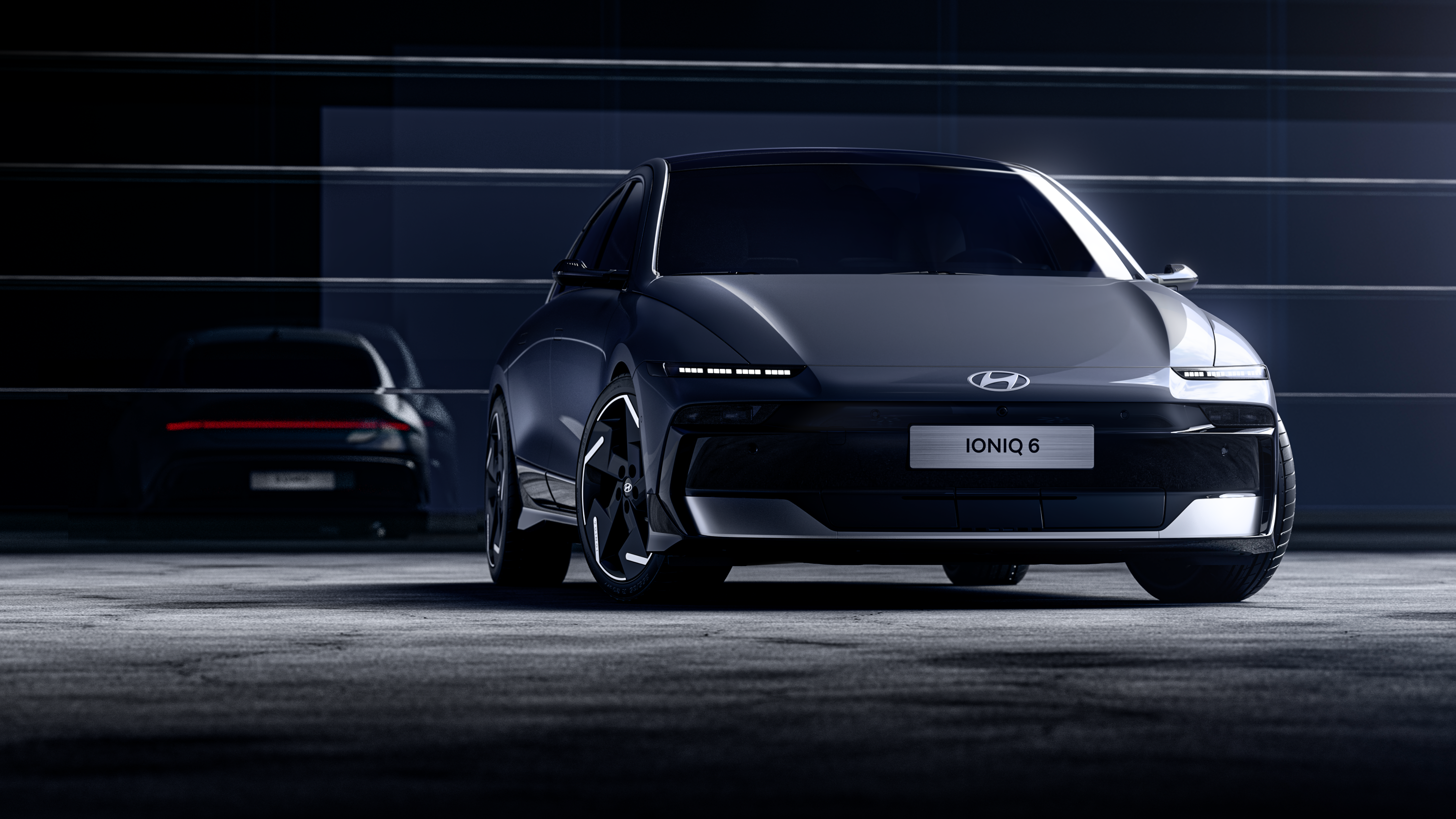 Hyundai Ioniq 6 63 kWh RWD exterior view