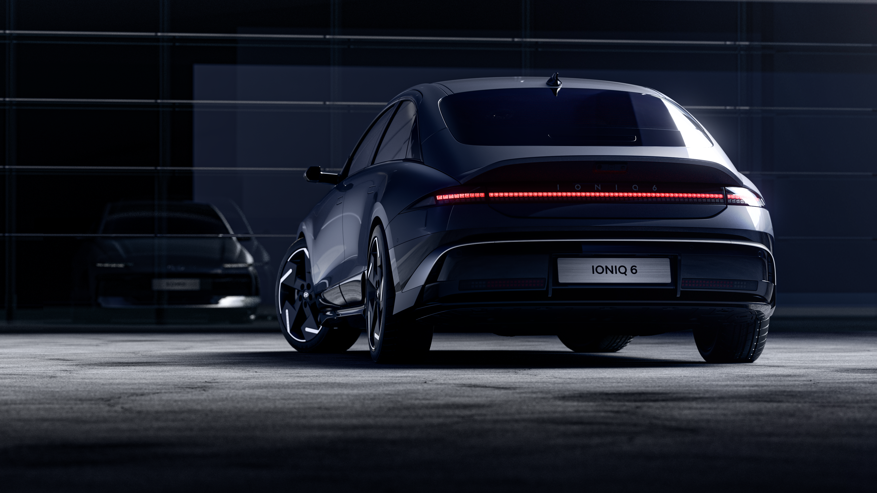 Hyundai Ioniq 6 84 kWh RWD exterior view
