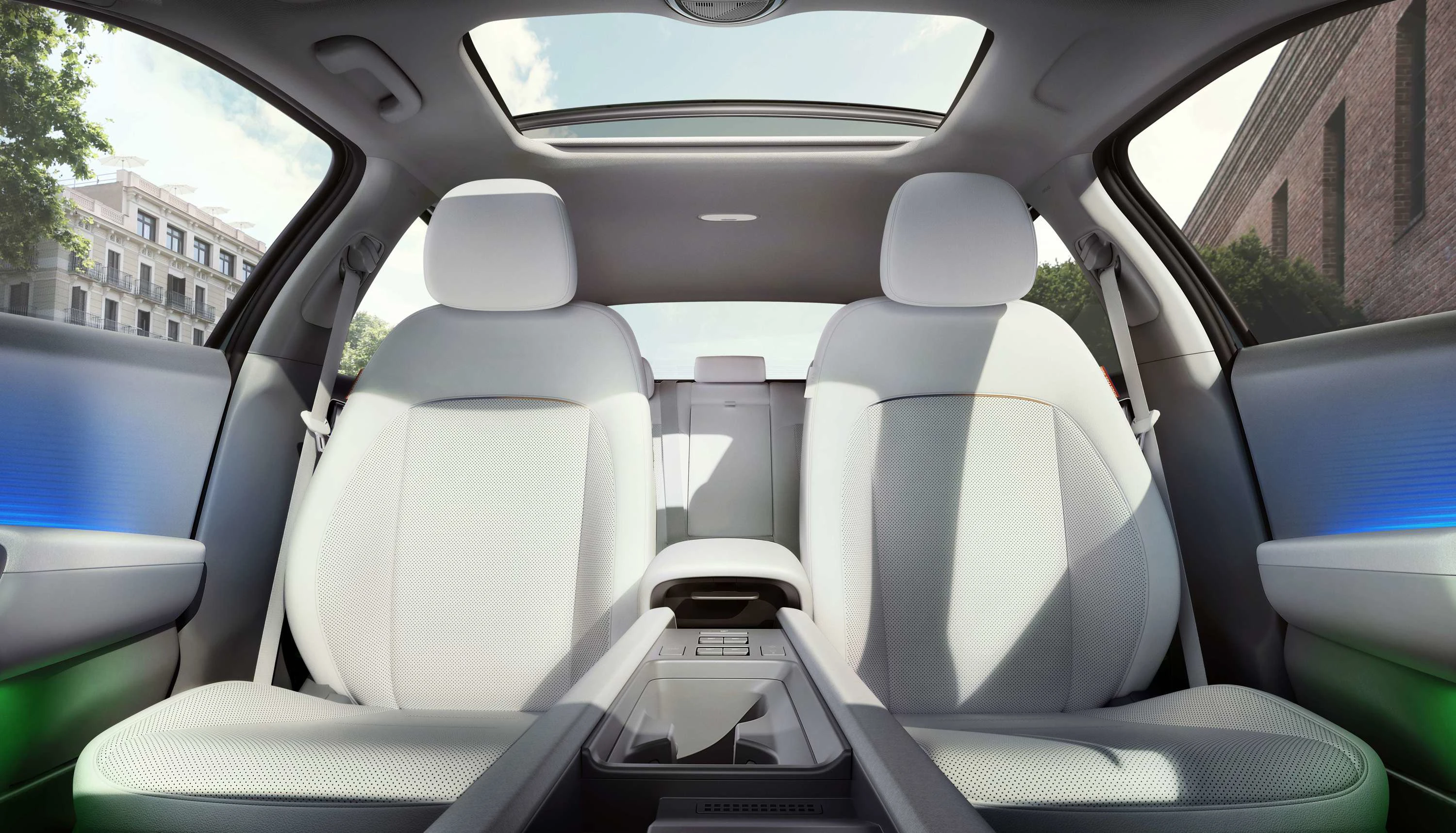 Hyundai Ioniq 6 Long Range AWD frontseats view