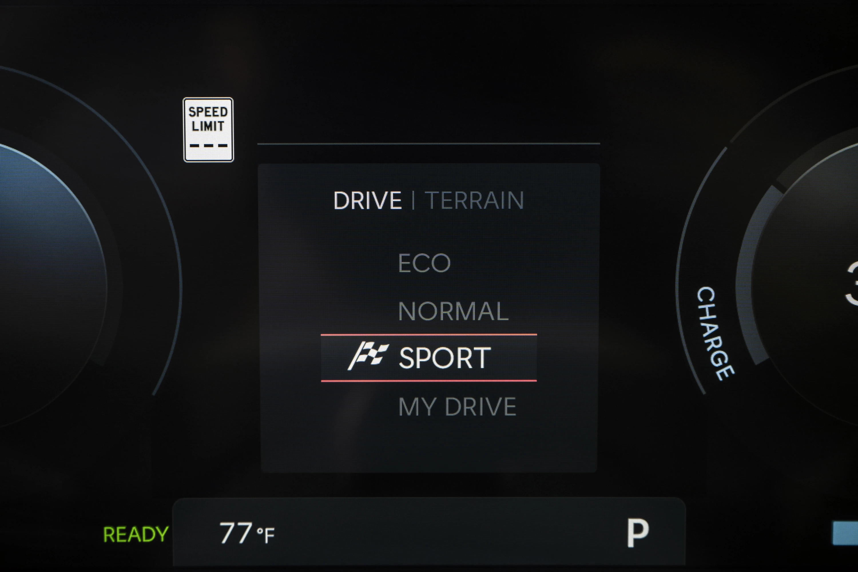 Hyundai IONIQ 9 AWD Performance drivemodes view